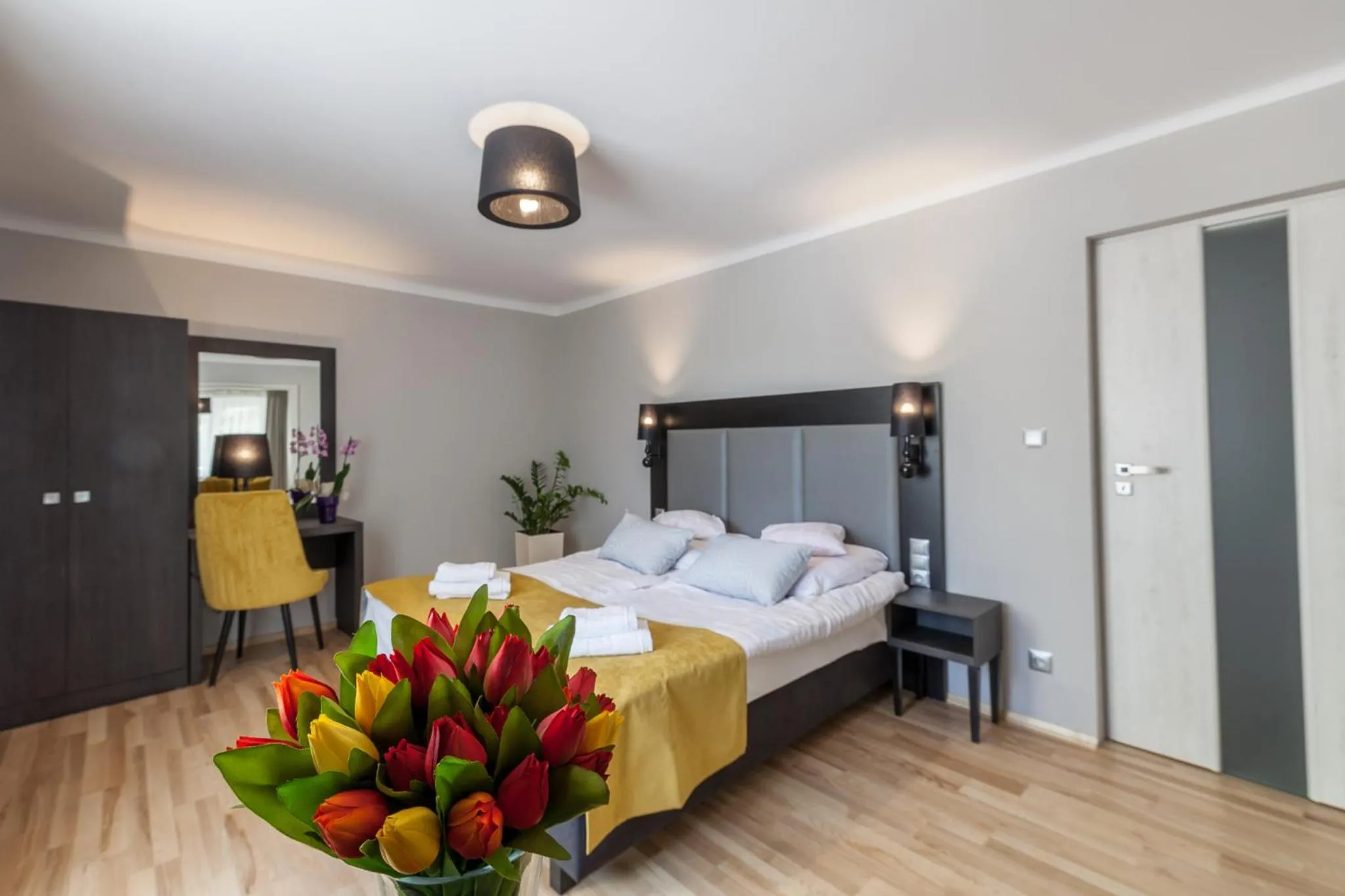 Bedroom, Bed in Apartamenty w Willi Silesia