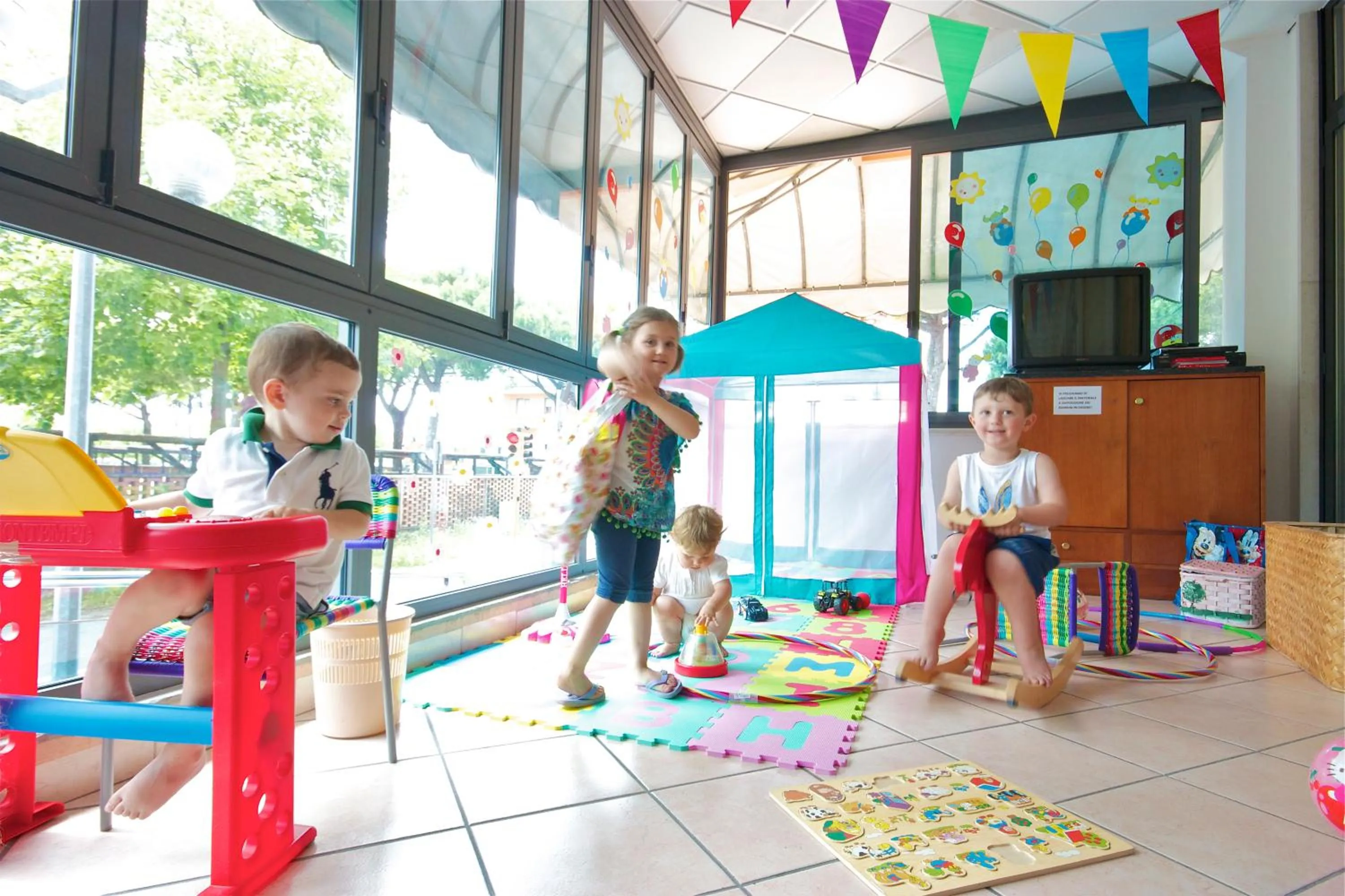 Children play ground in Hotel Toledo