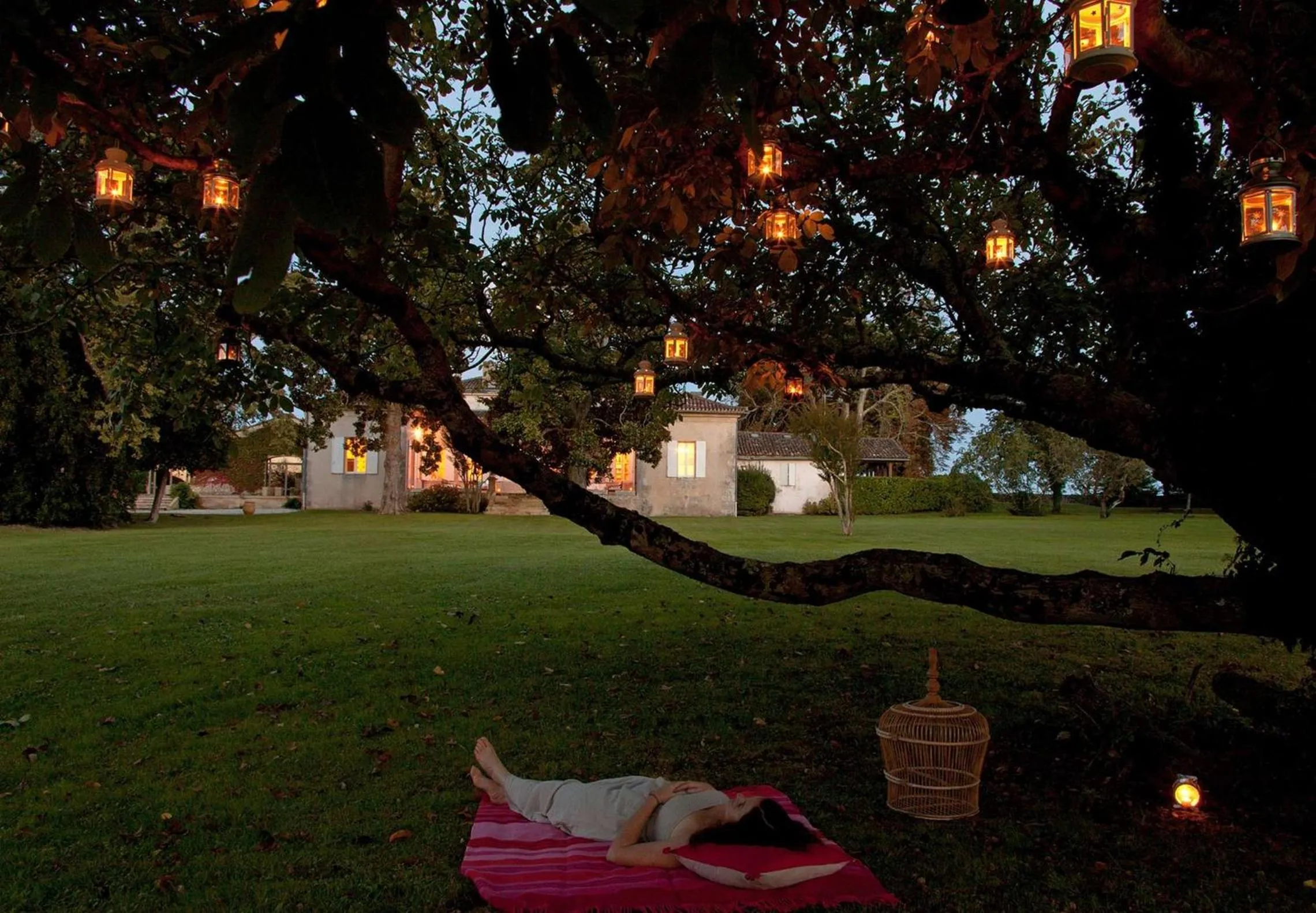 Garden in Château Ormes de Pez