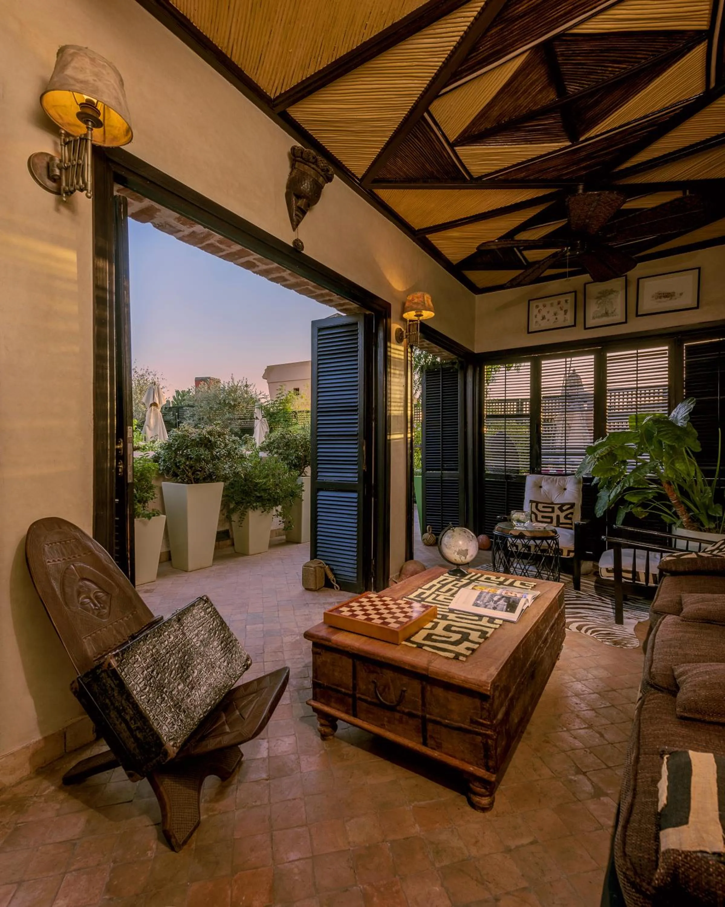 Lounge or bar in Riad Idra