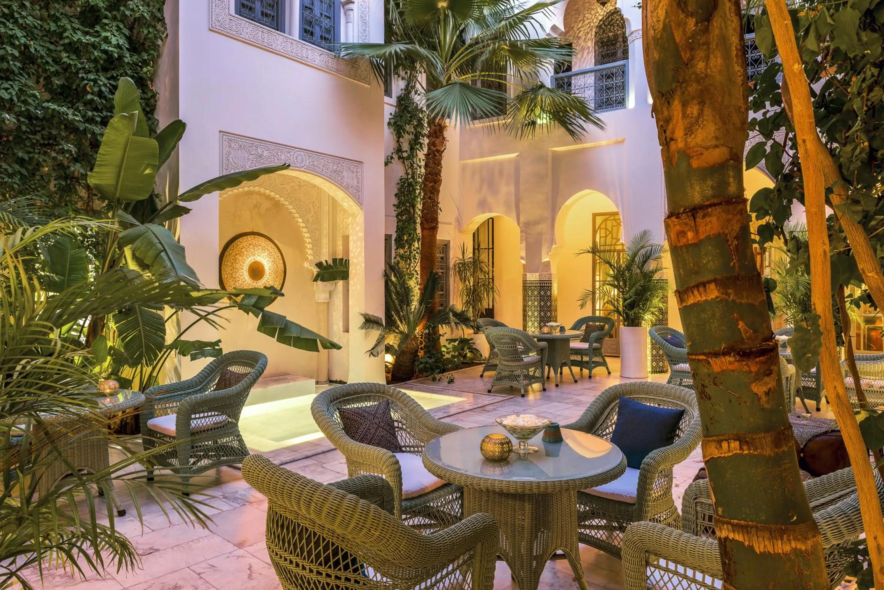 Patio in Riad Idra