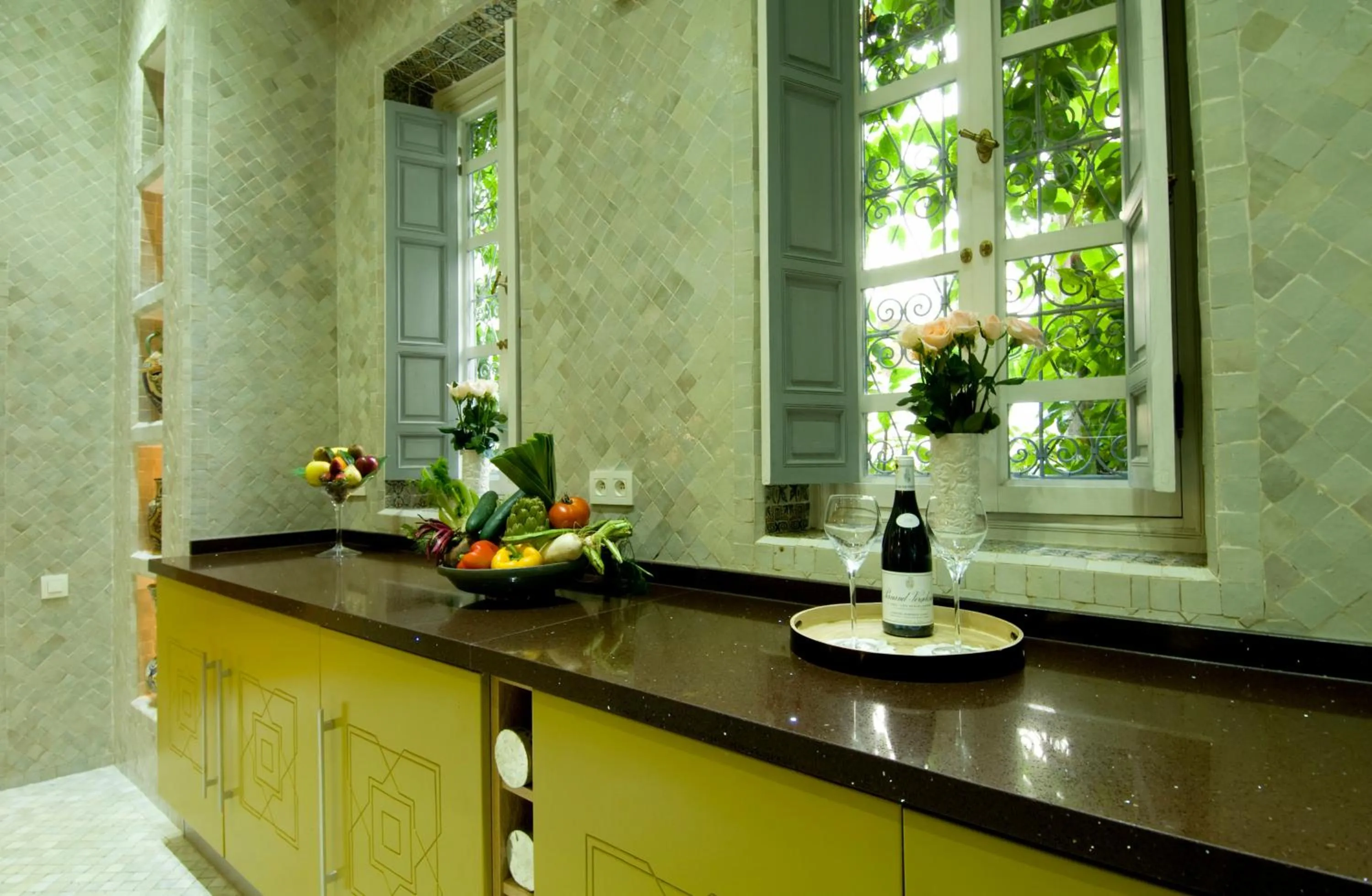 Kitchen or kitchenette in Riad Idra