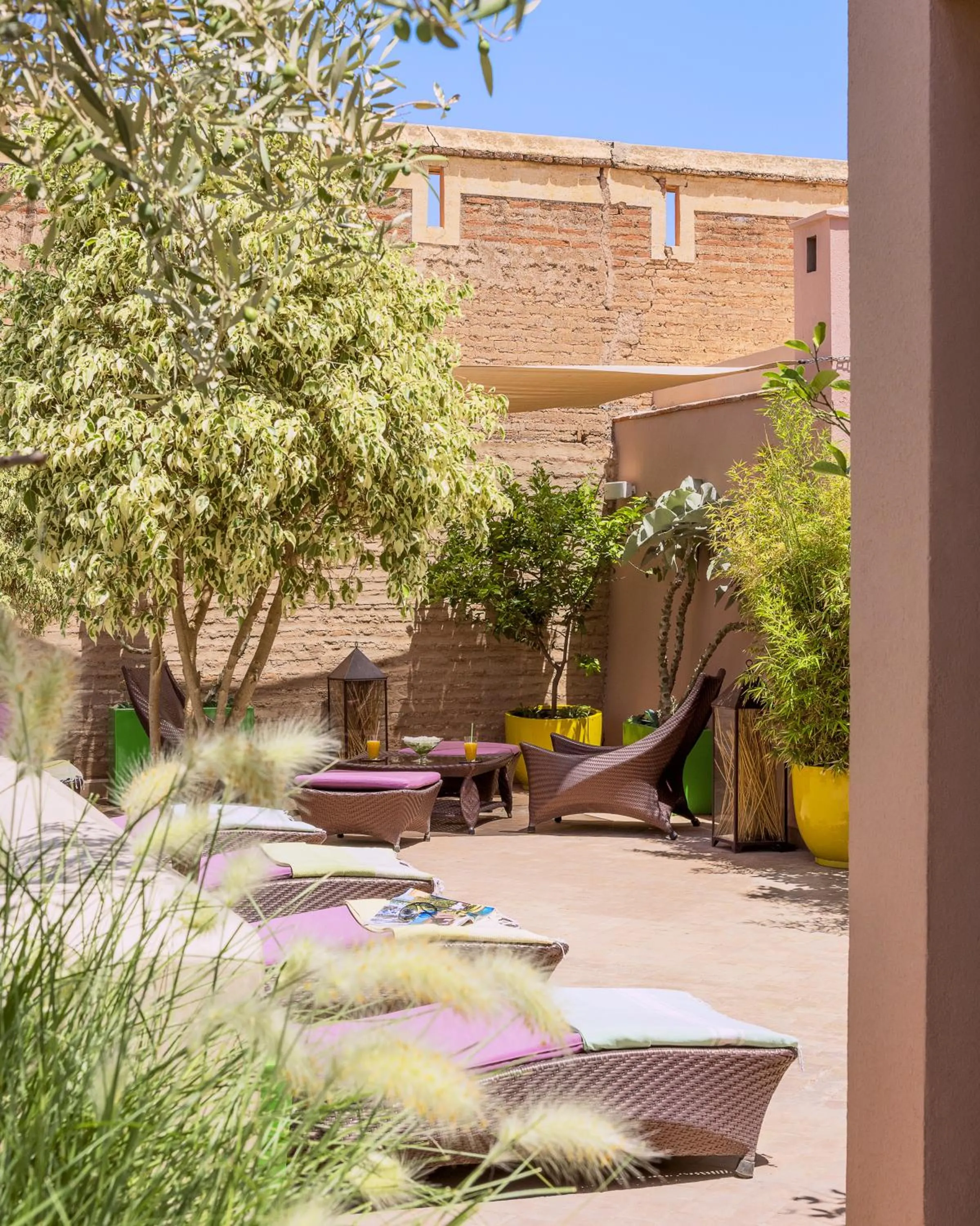 Patio in Riad Idra