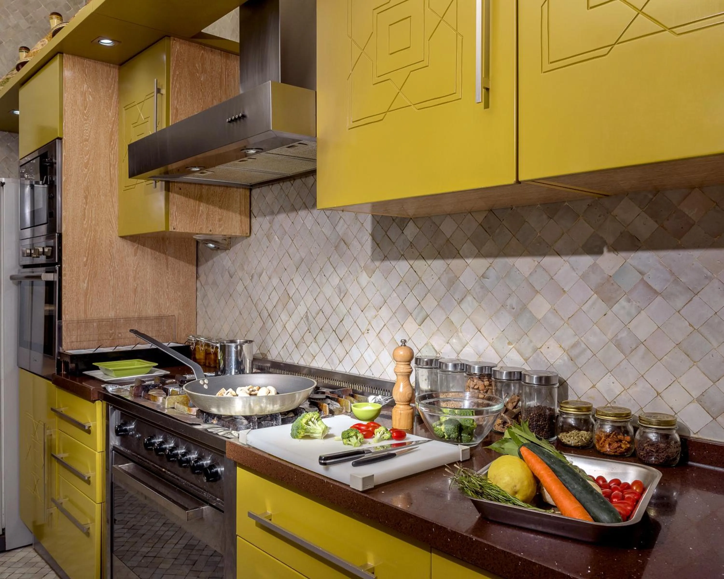 Kitchen or kitchenette in Riad Idra