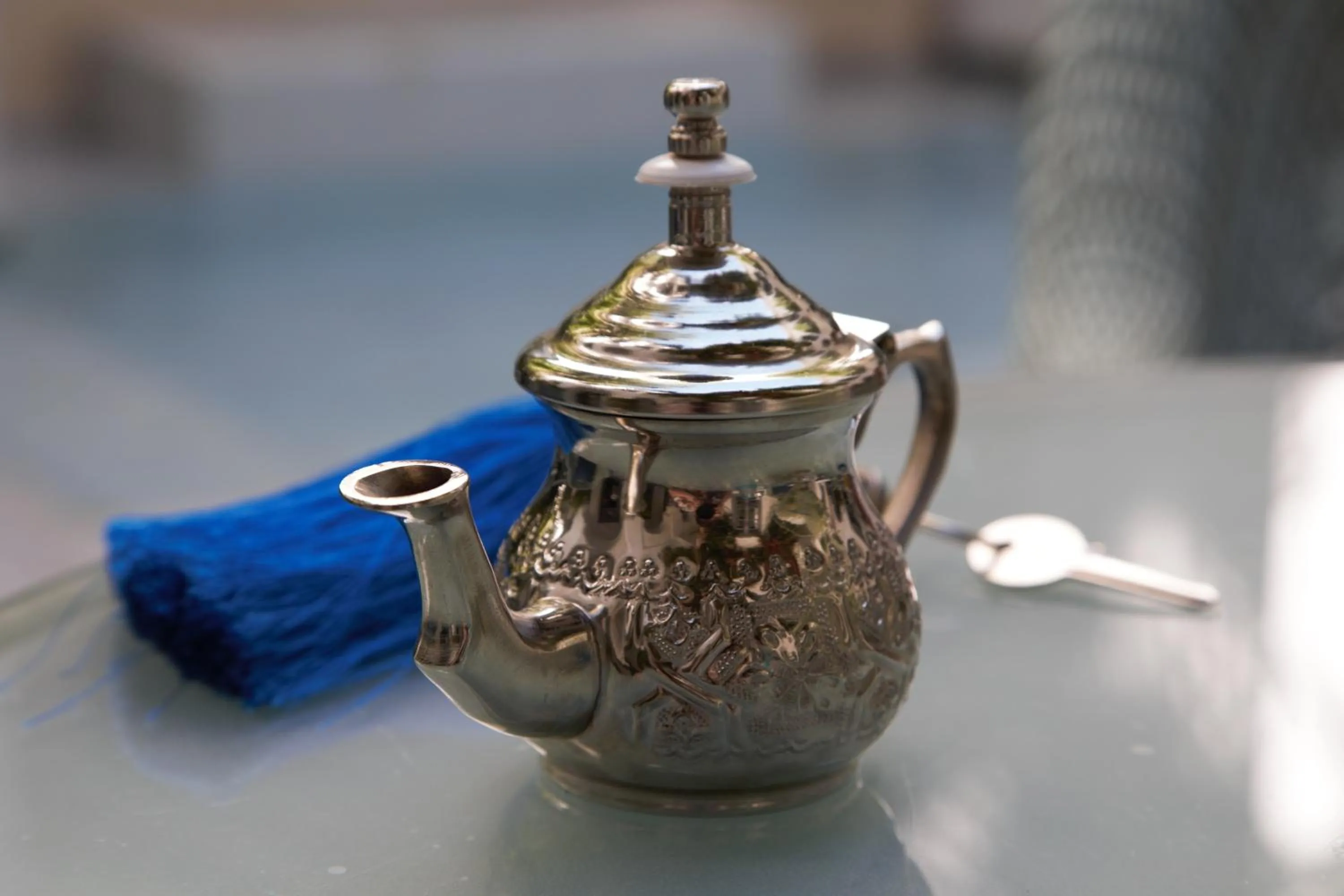 Decorative detail in Riad Idra