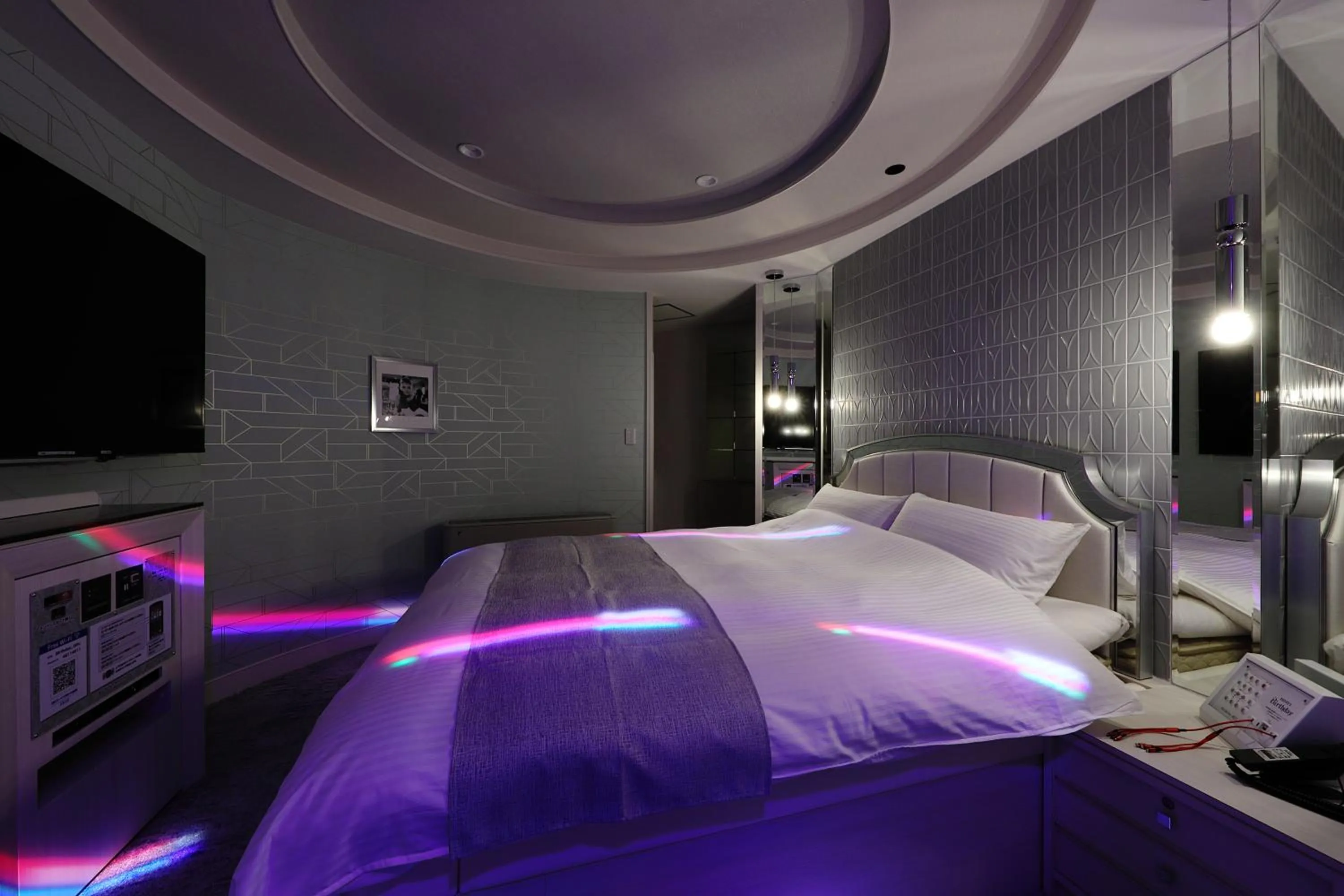 Bed in ホテルバースデー岐阜西店 HOTEL Birthday GifuWest