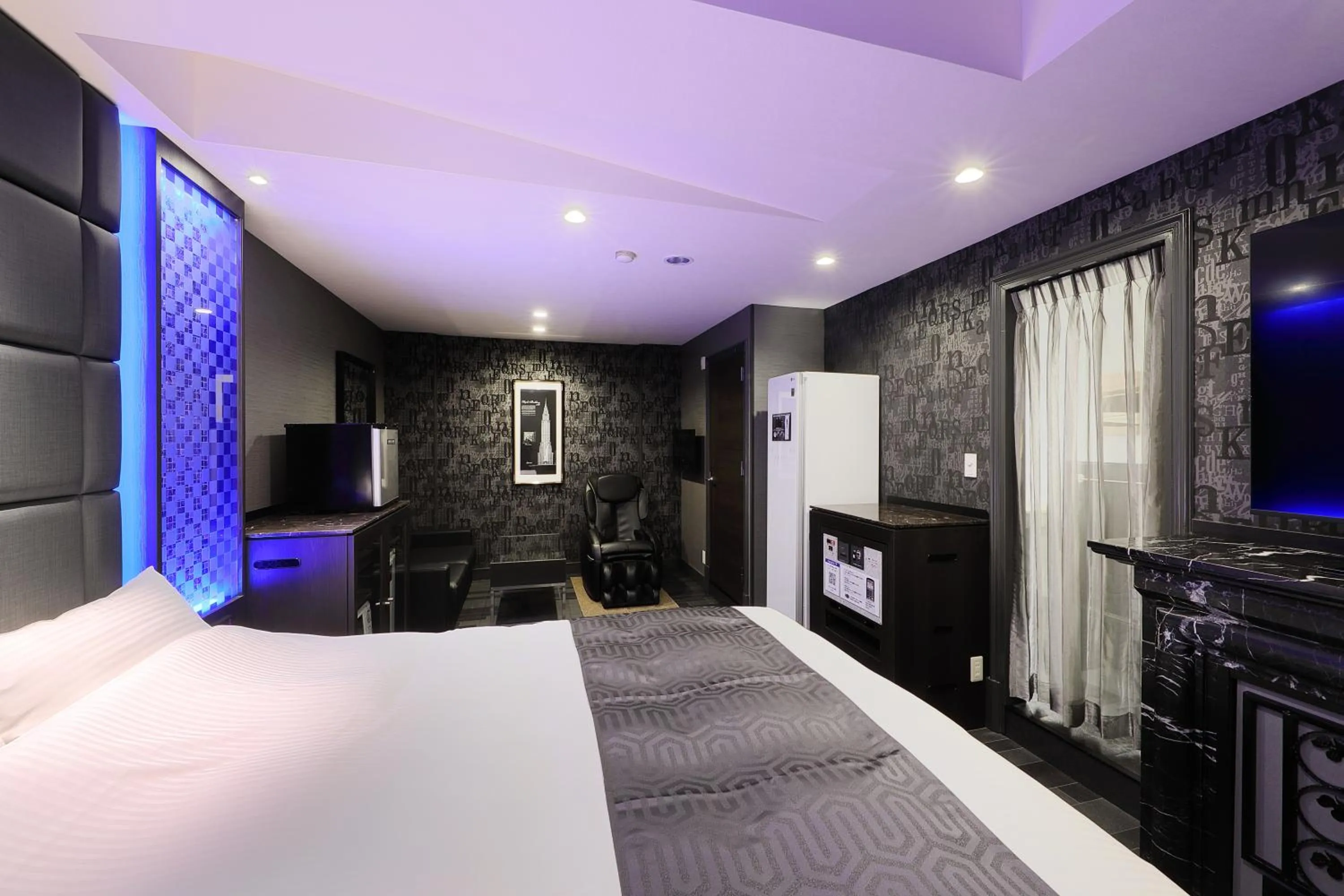 Bed in ホテルバースデー岐阜西店 HOTEL Birthday GifuWest