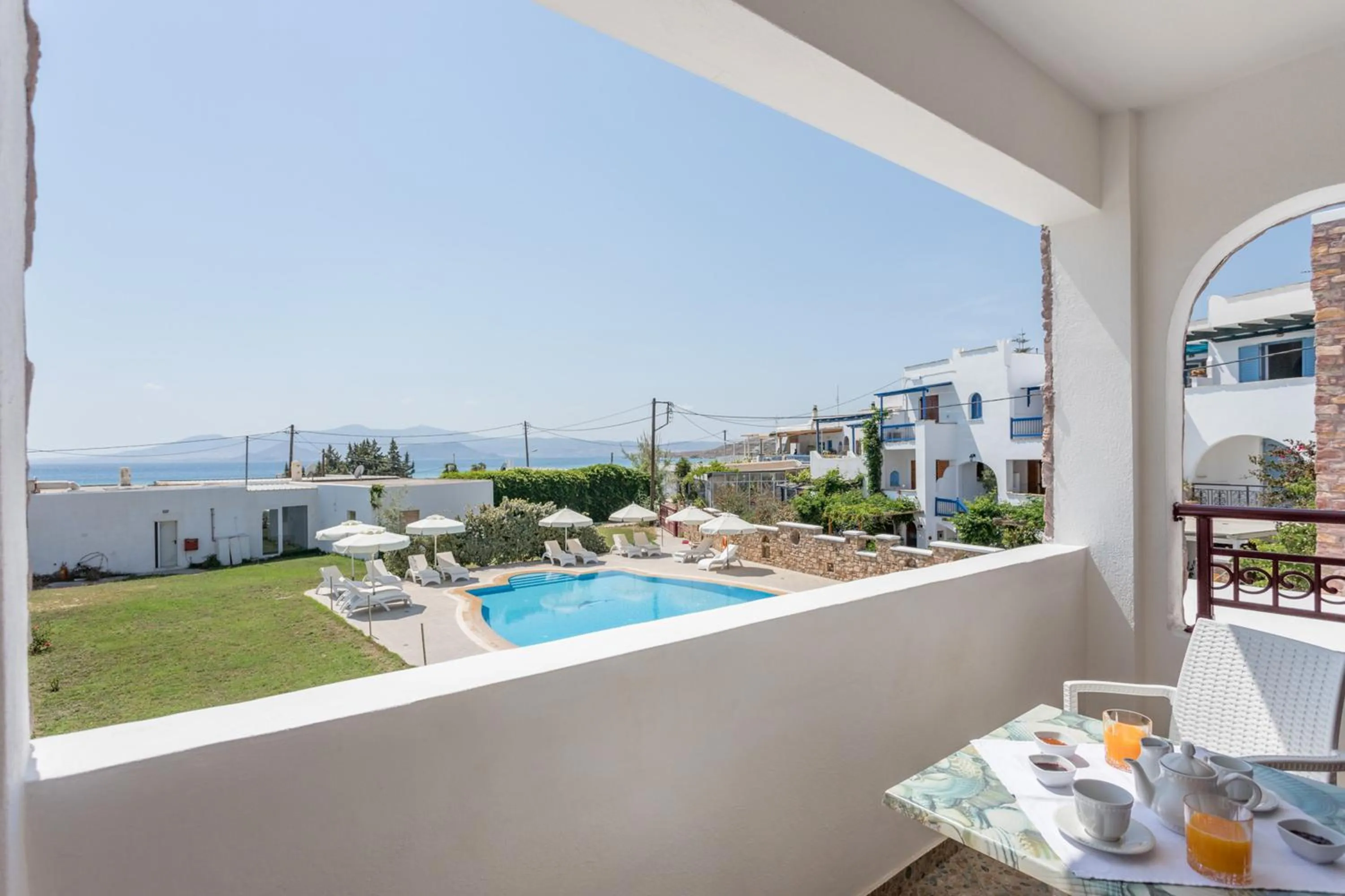 Balcony/Terrace in Ariadne Hotel