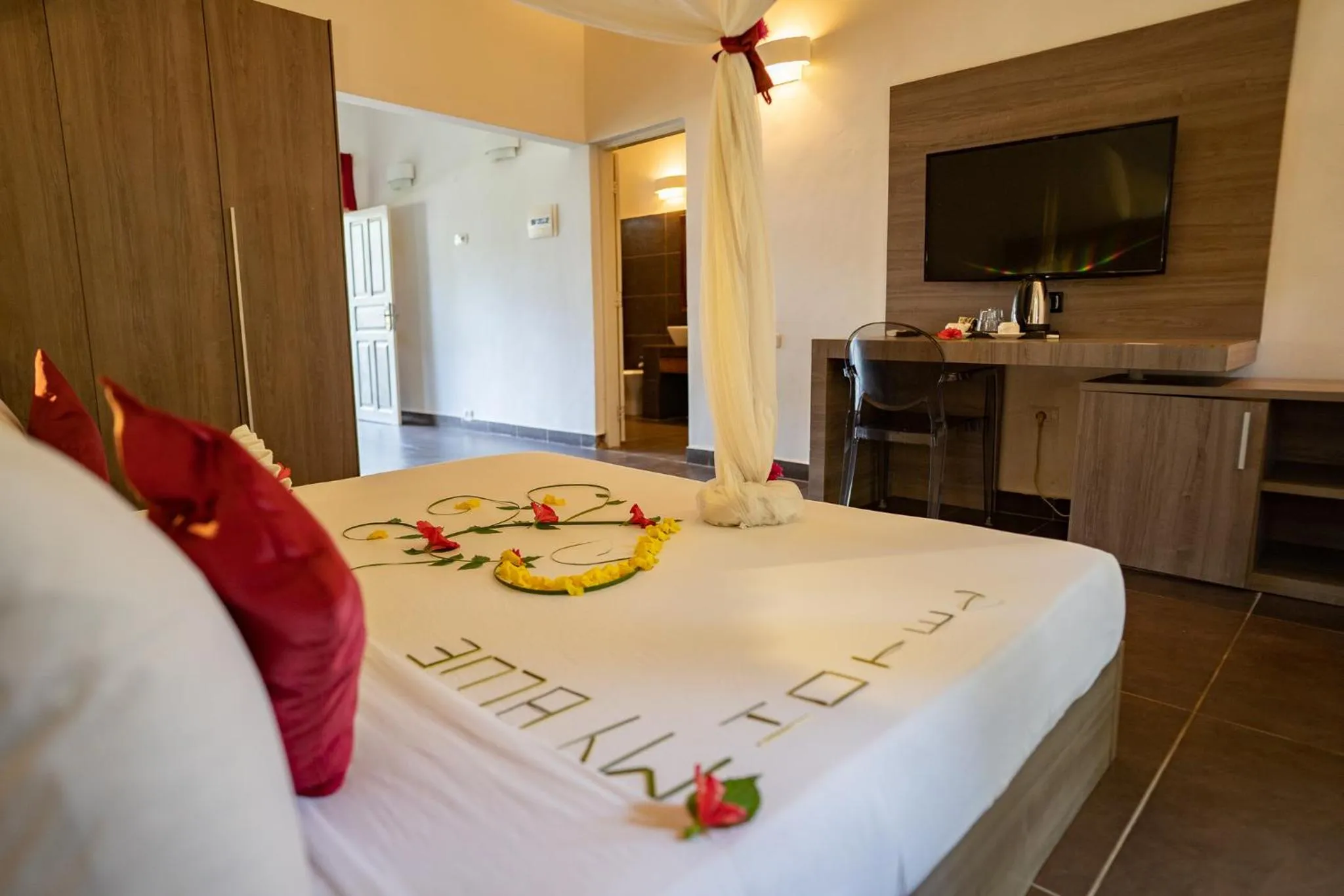 Bedroom, Bed in My Blue Hotel Zanzibar