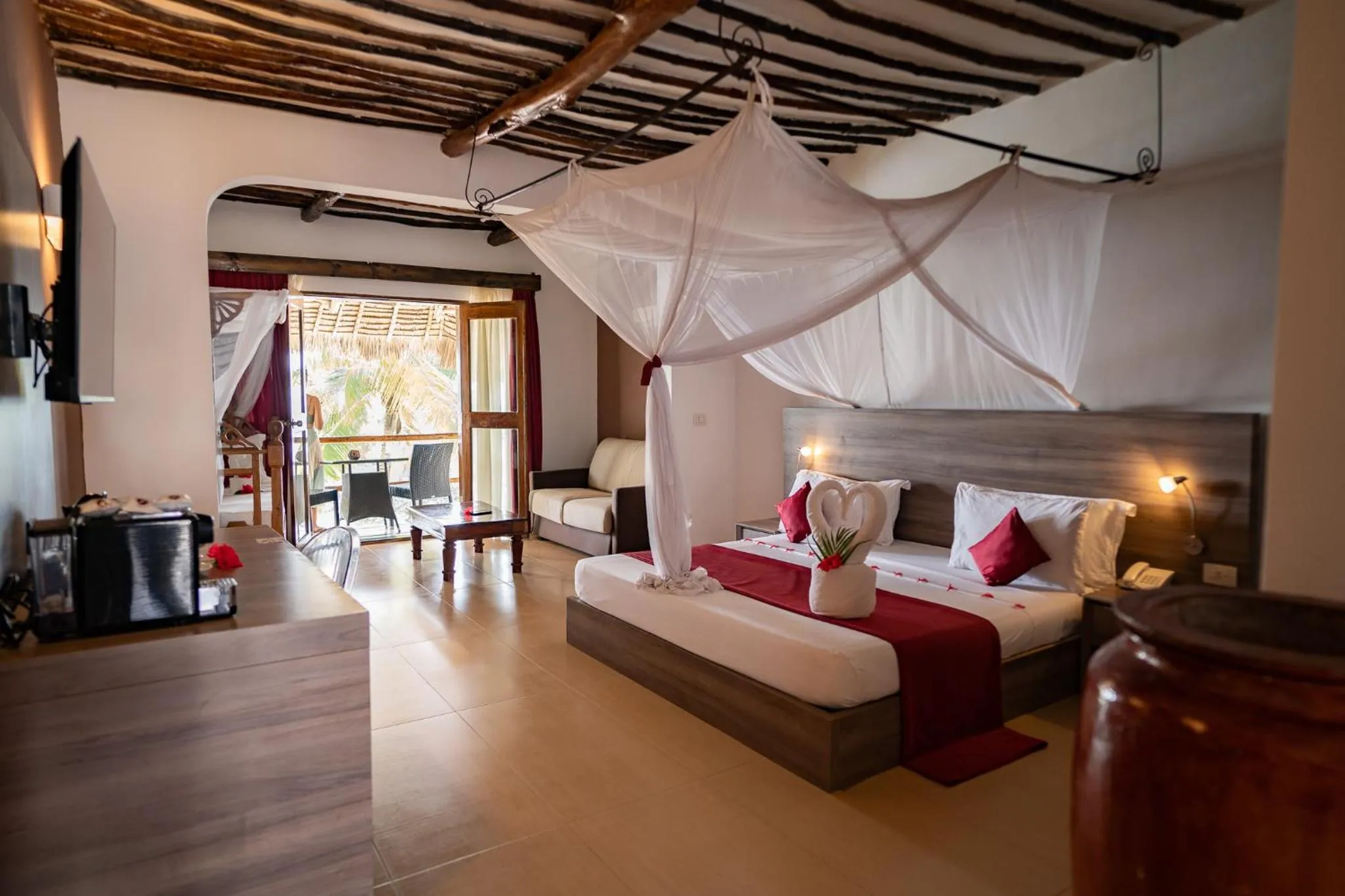 Bedroom, Bed in My Blue Hotel Zanzibar