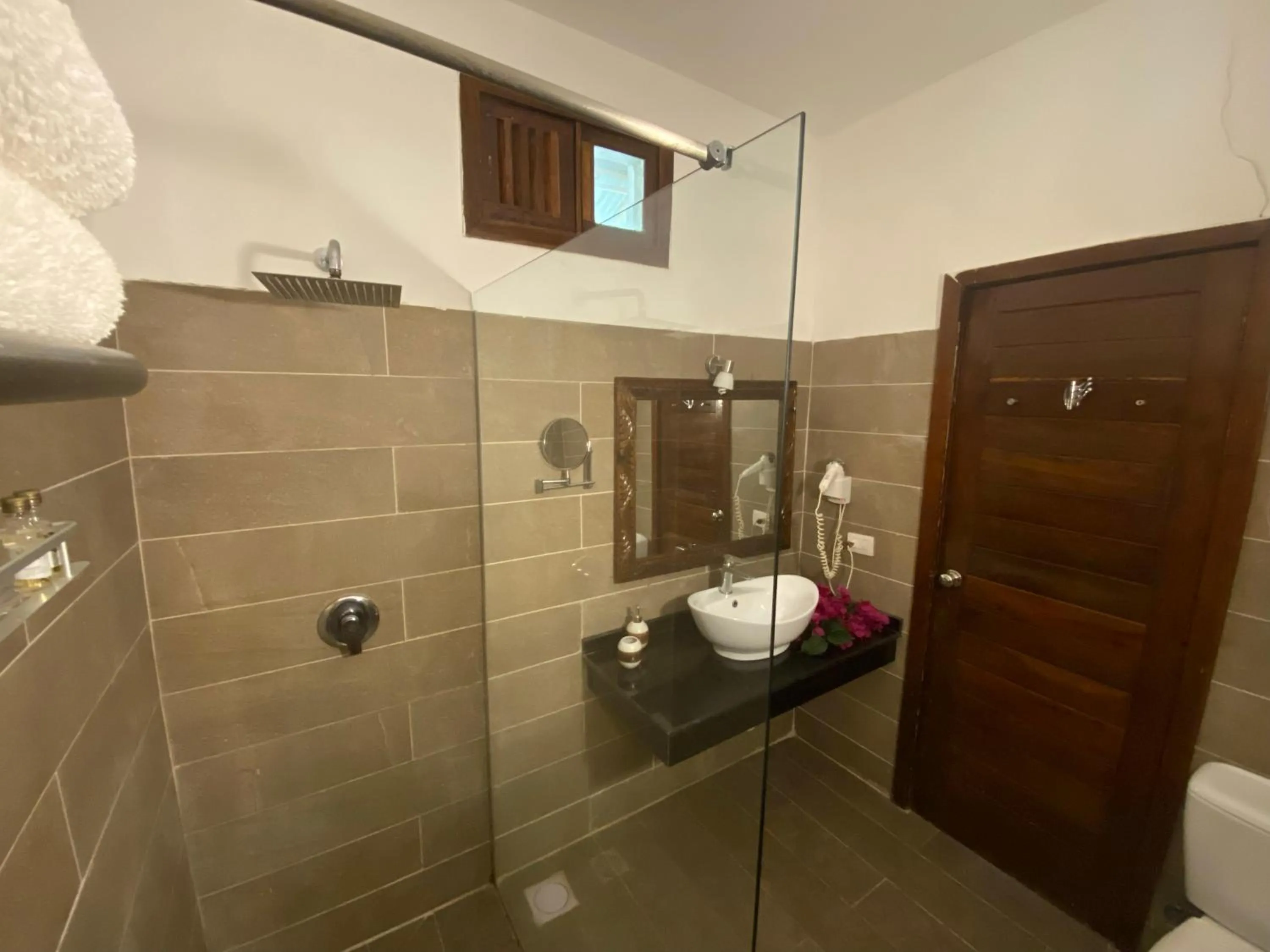 Bathroom in My Blue Hotel Zanzibar