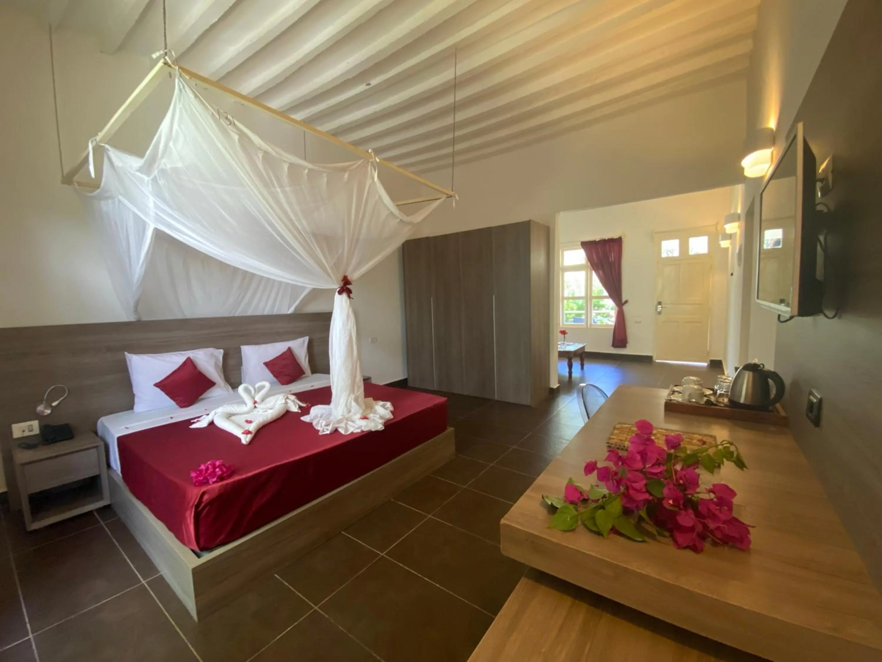 Photo of the whole room, Bed in My Blue Hotel Zanzibar