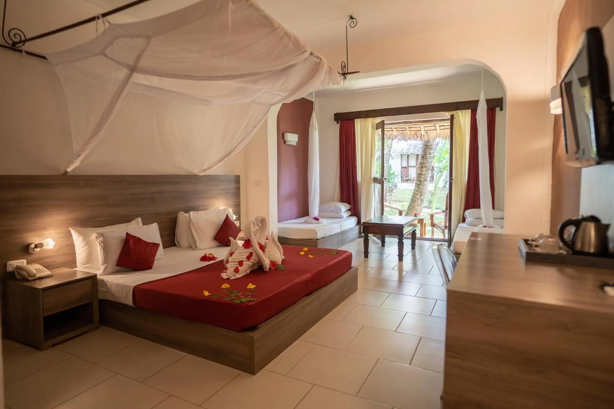 Bedroom, Bed in My Blue Hotel Zanzibar