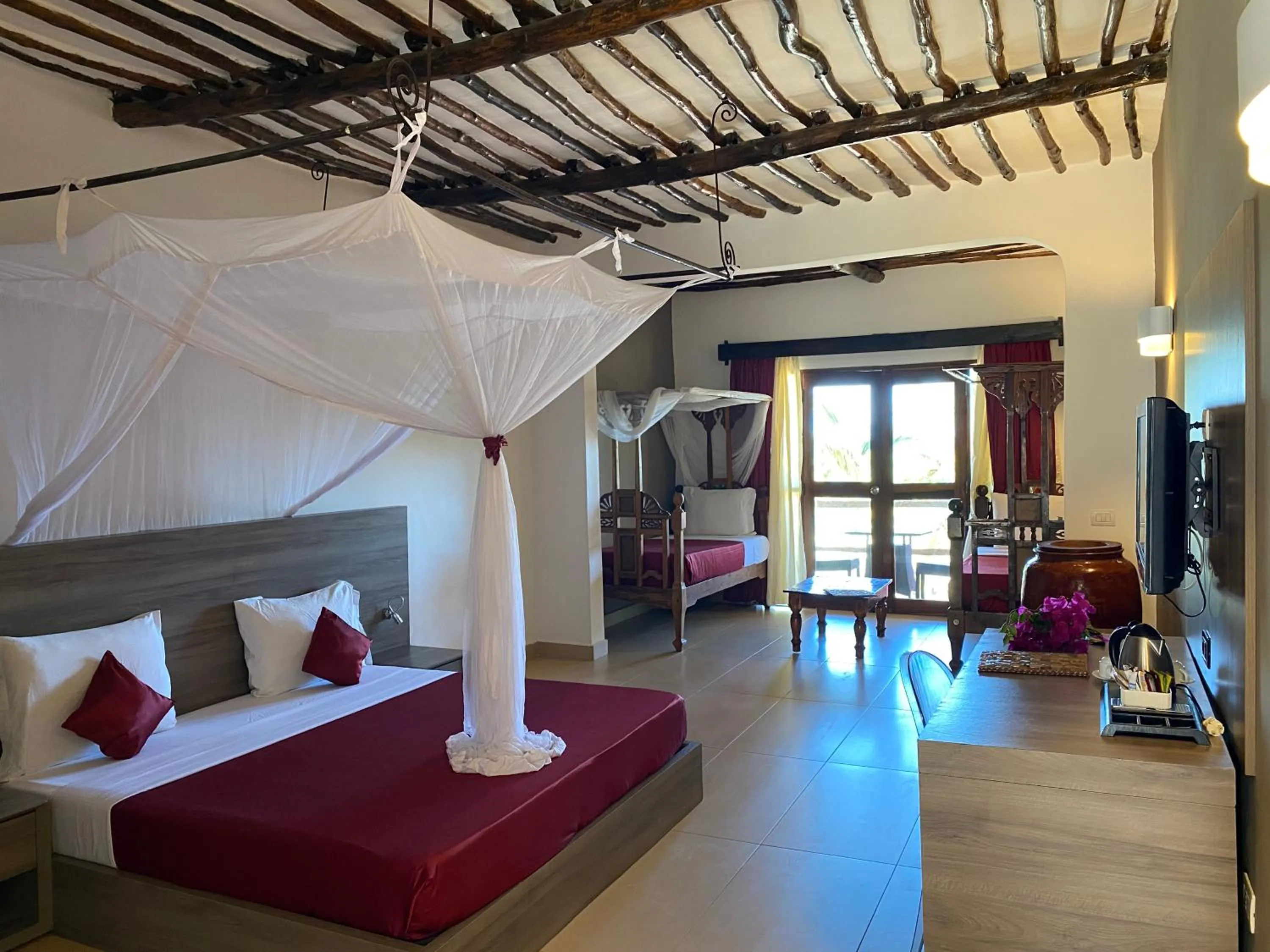 Photo of the whole room, Bed in My Blue Hotel Zanzibar