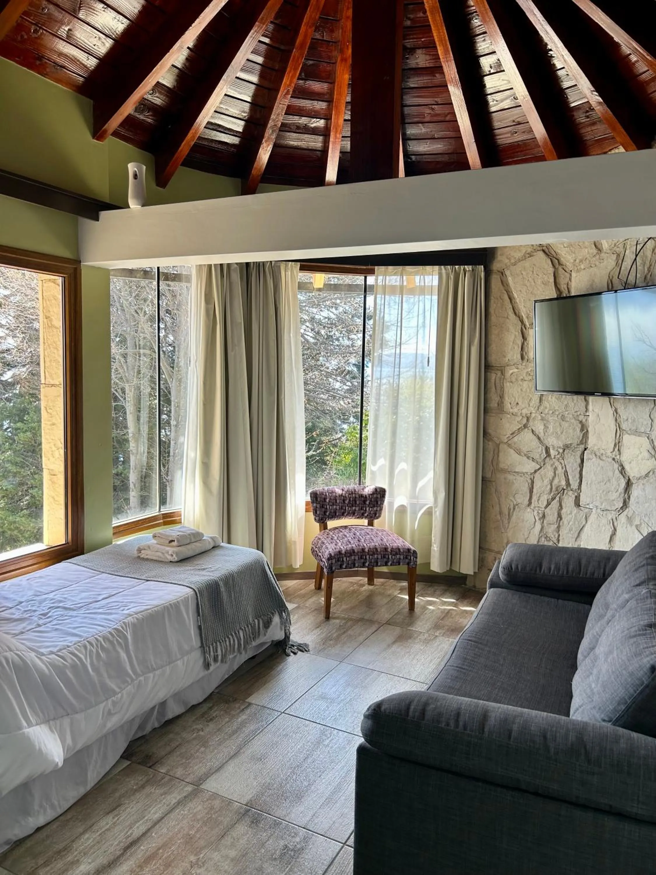 Bed in Bahia Paraiso Apart & Suites