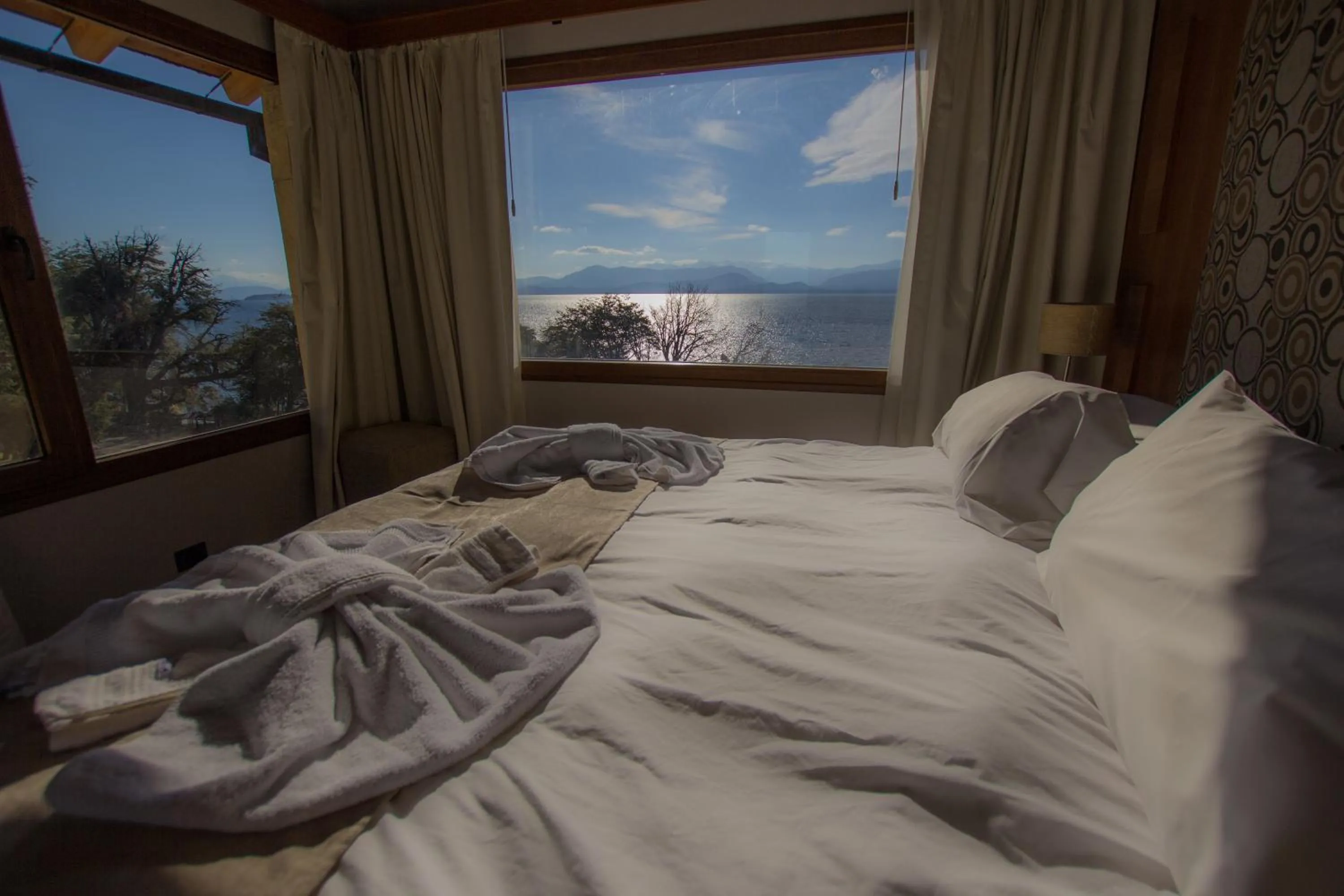 Bed in Bahia Paraiso Apart & Suites