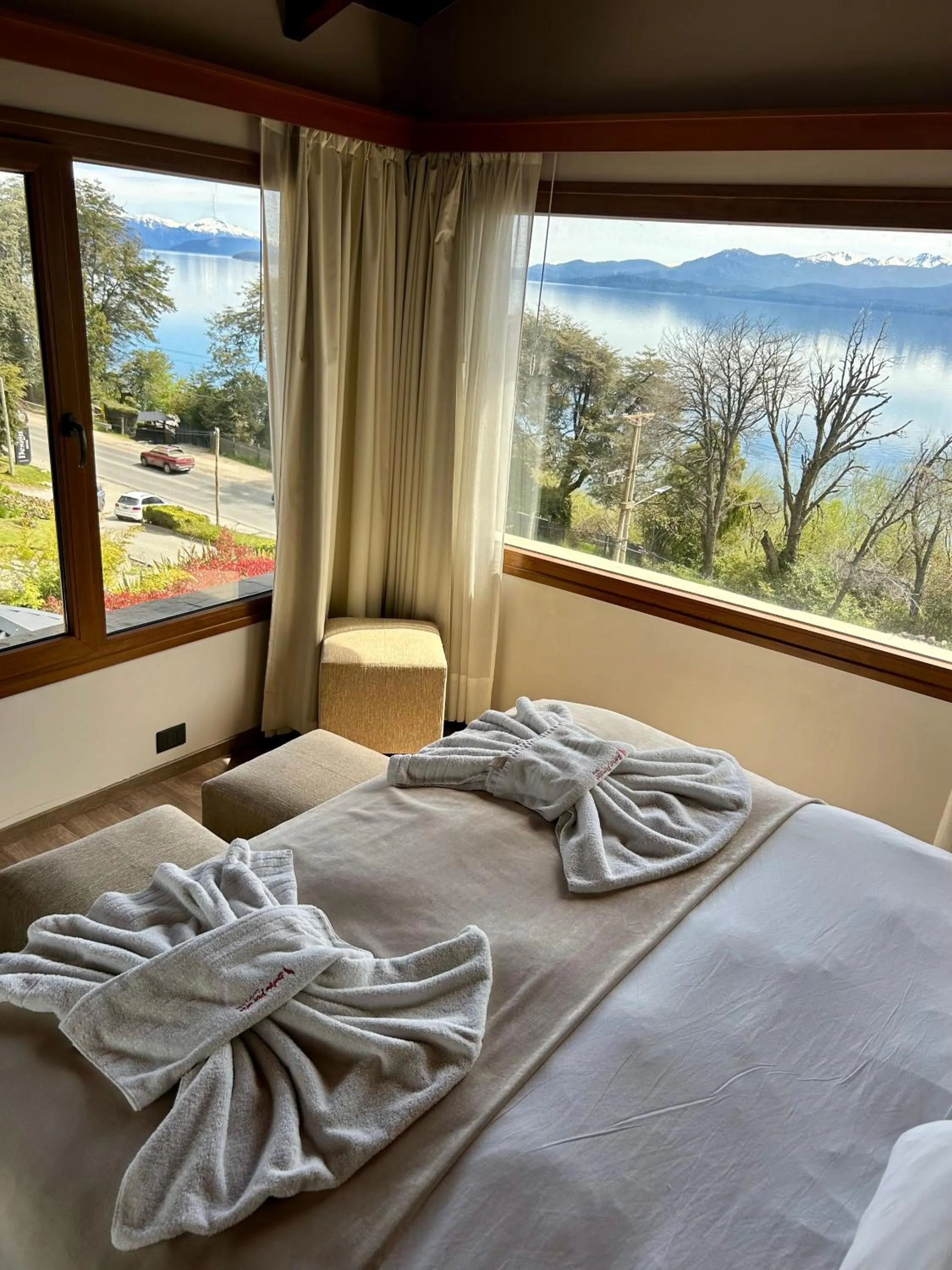 Bed in Bahia Paraiso Apart & Suites