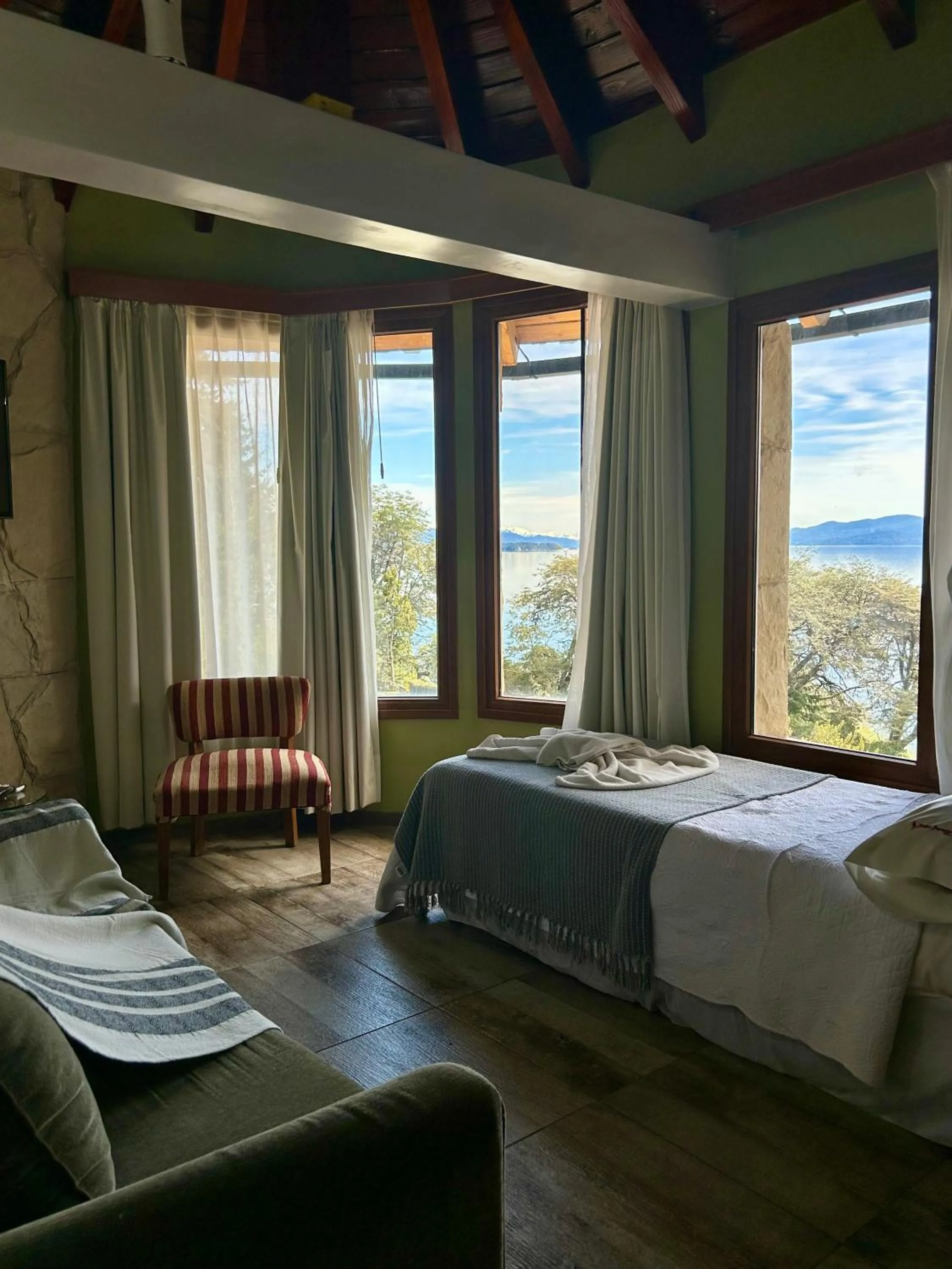 Bed in Bahia Paraiso Apart & Suites