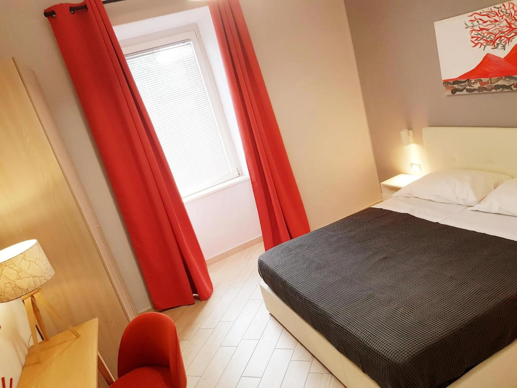 Bed in Solfatara Suites B&B