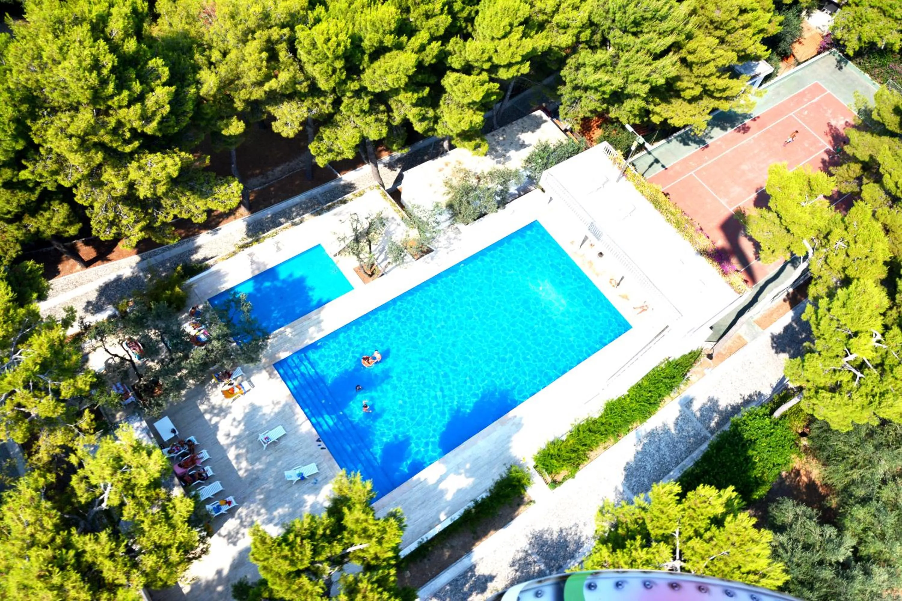 Tennis court in Villaggio Hotel Ripa