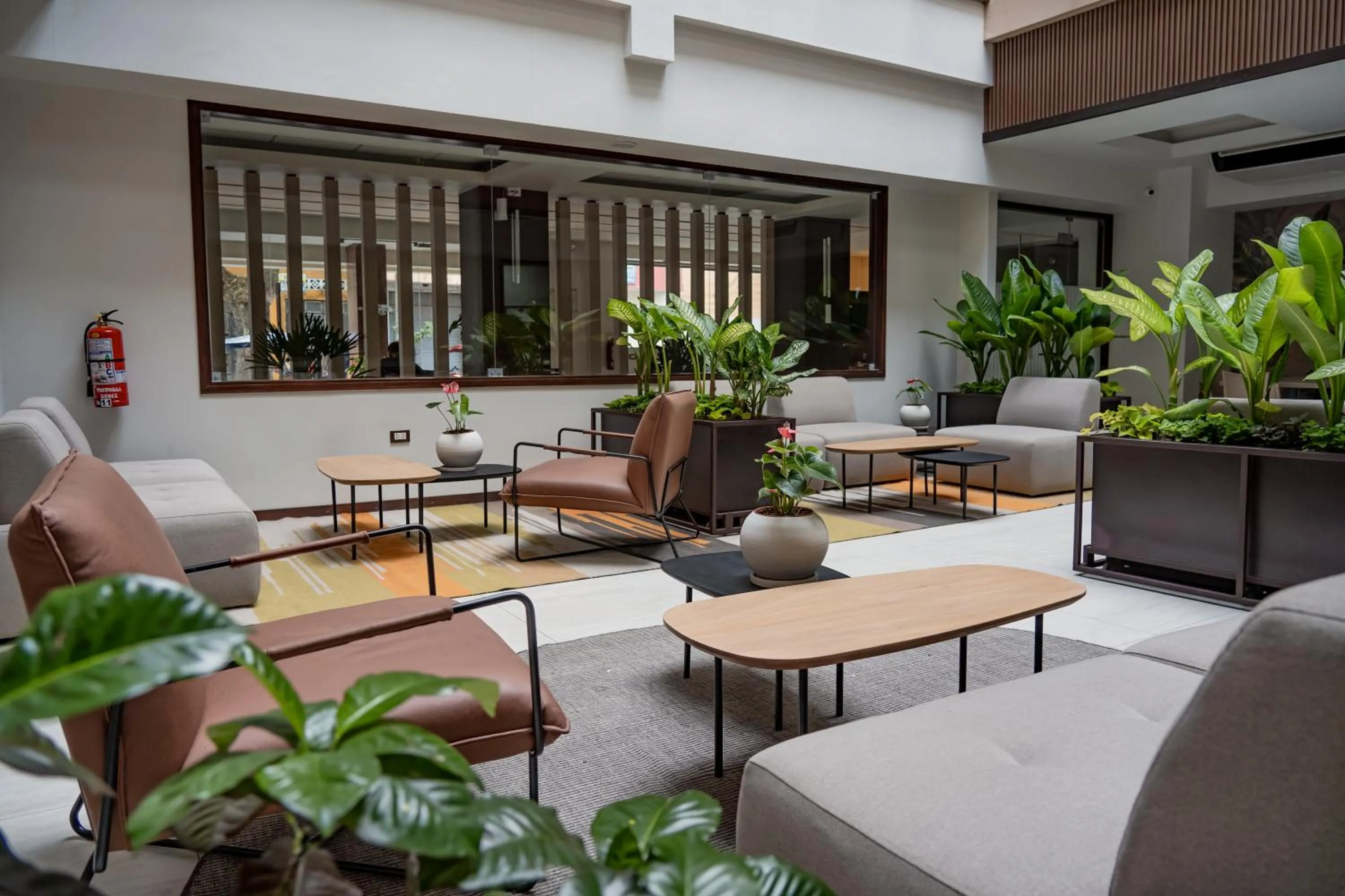 Lobby or reception in Victoria Regia Hotel