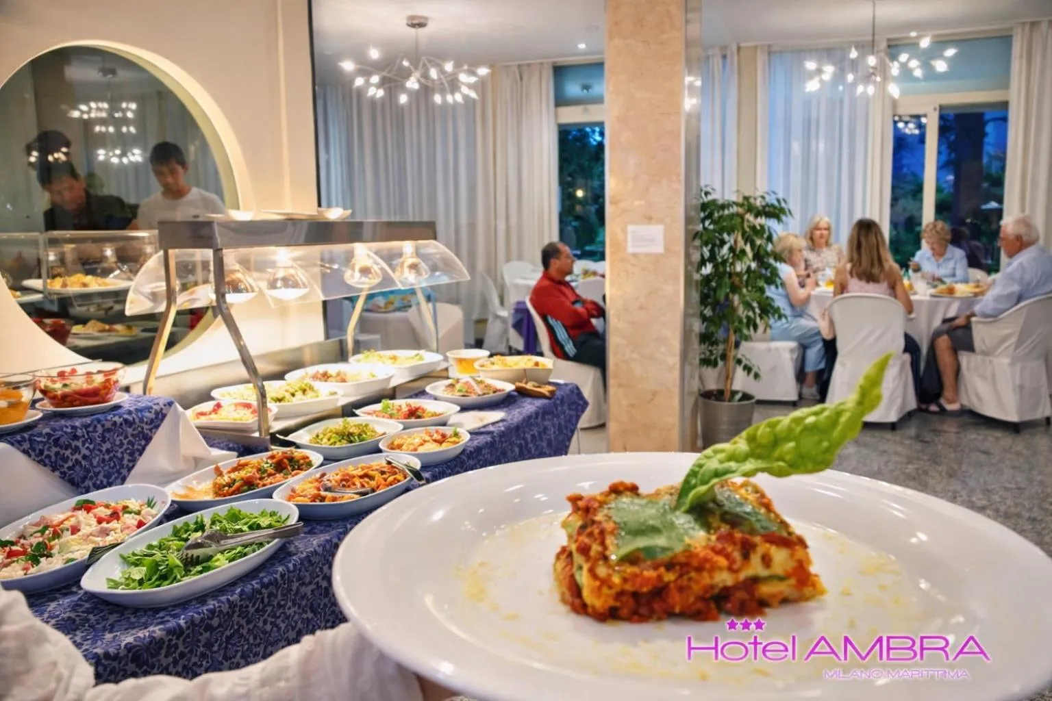 Restaurant/places to eat in HOTEL AMBRA - Fronte Mare - Vicinissimi al Centro