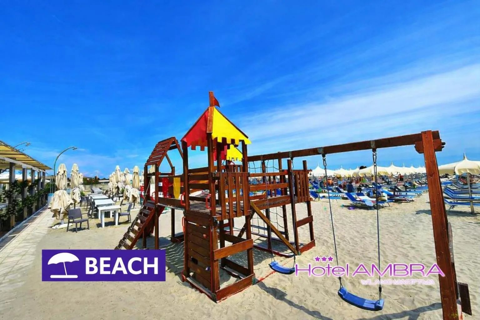 Children play ground in HOTEL AMBRA - Fronte Mare - Vicinissimi al Centro