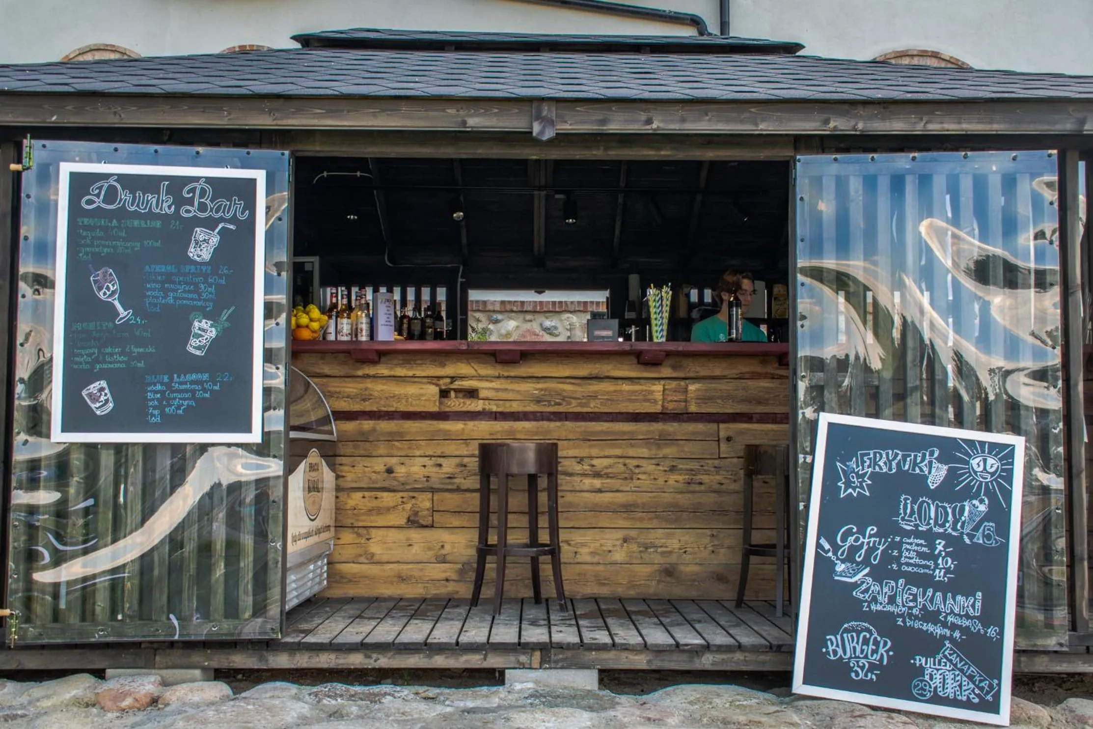 Lounge or bar in Folwark Łękuk