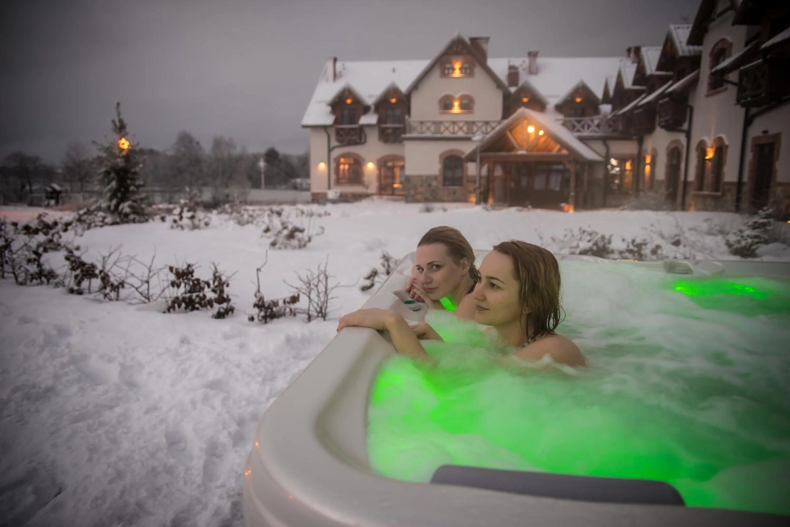 Hot Tub in Folwark Łękuk
