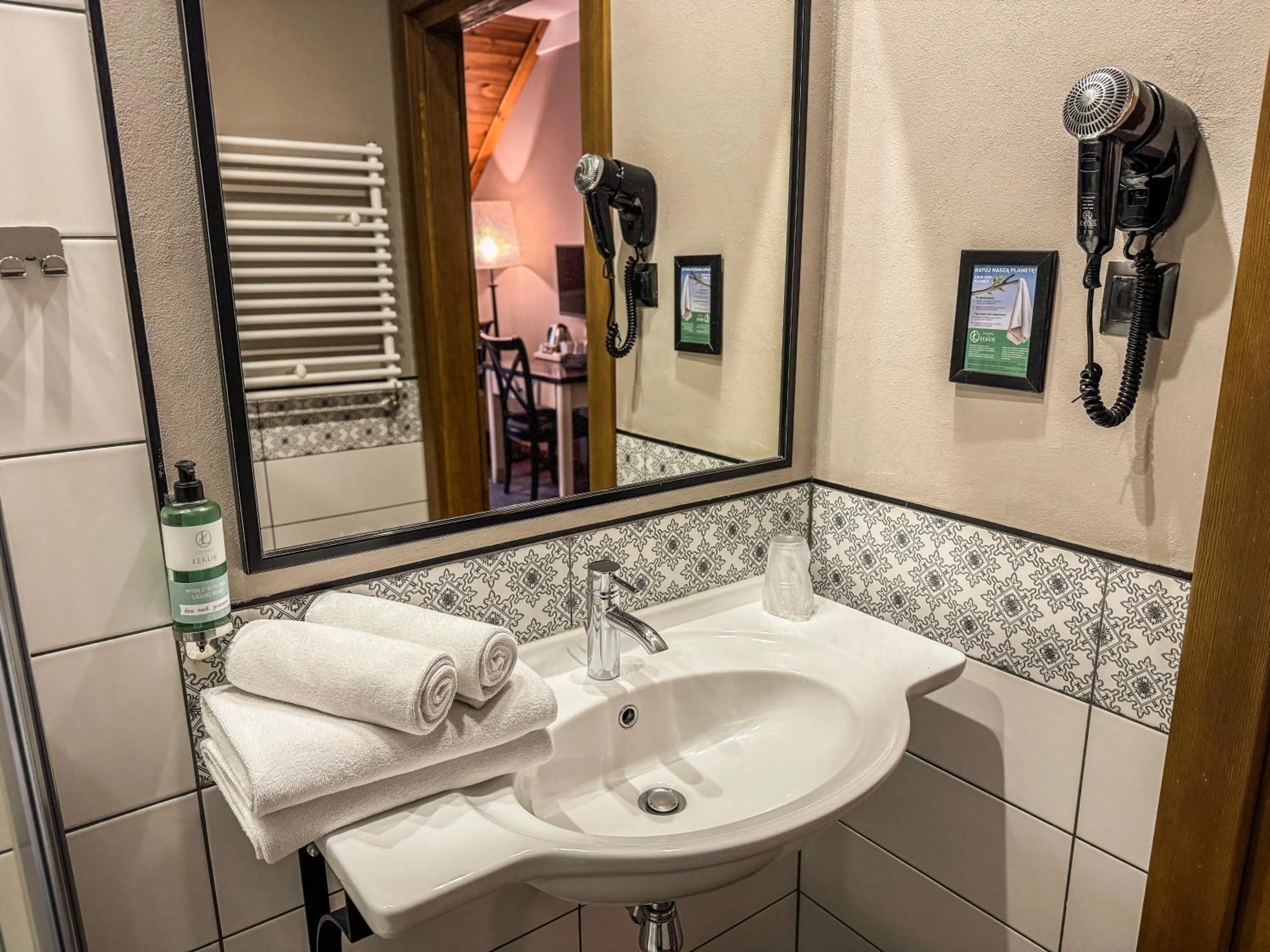 Bathroom in Folwark Łękuk