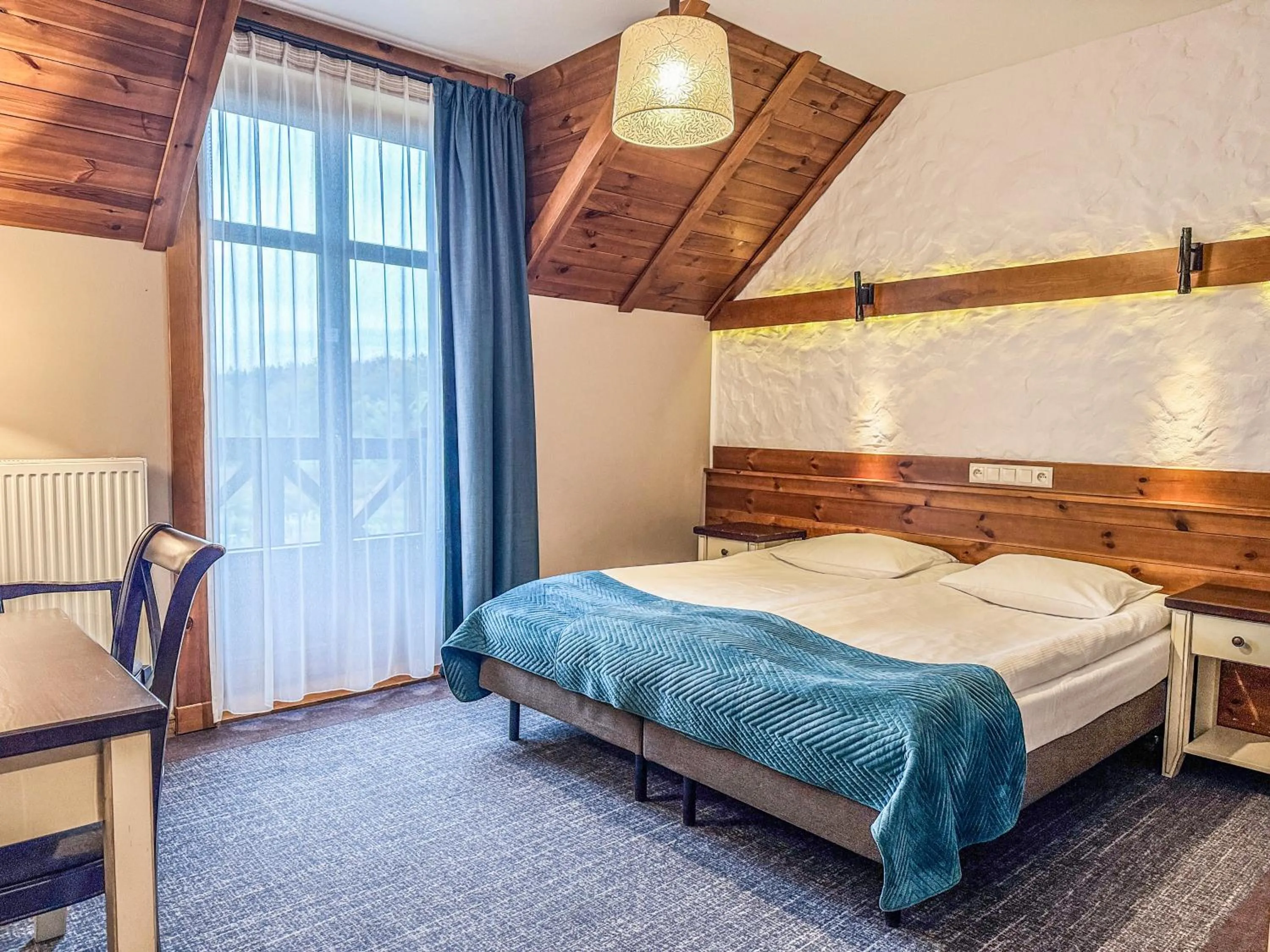 Bedroom, Bed in Folwark Łękuk