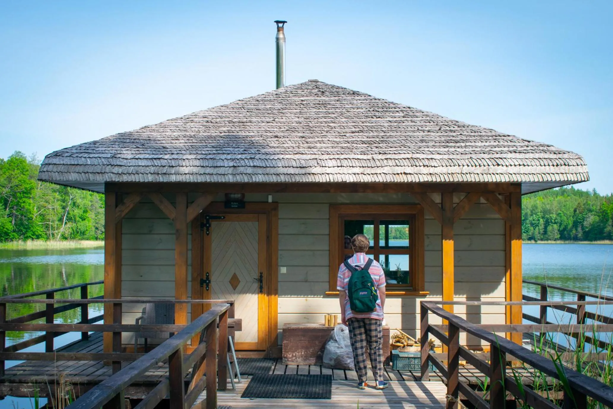 Sauna in Folwark Łękuk
