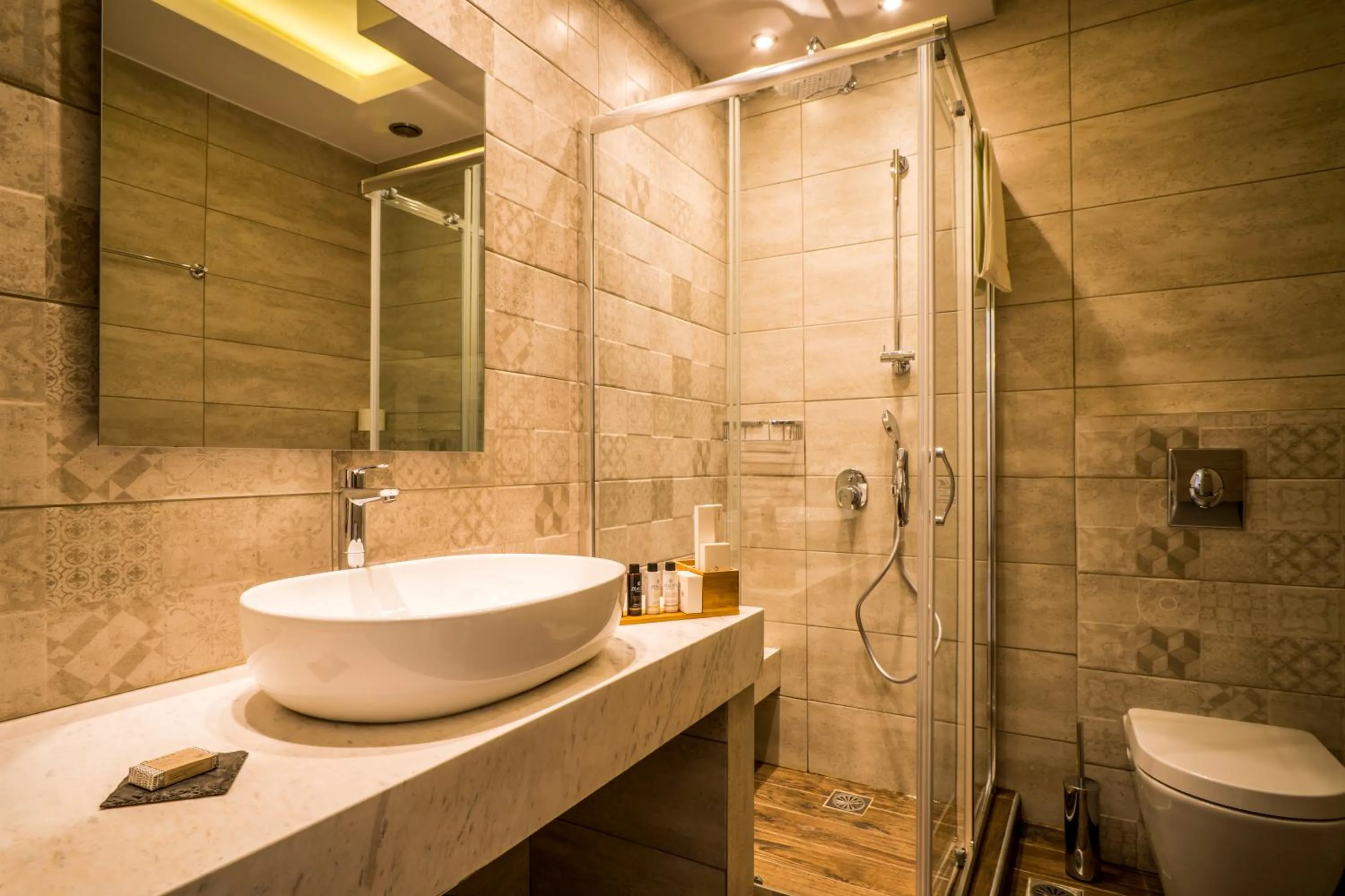 Shower in Talos Luxury Suites