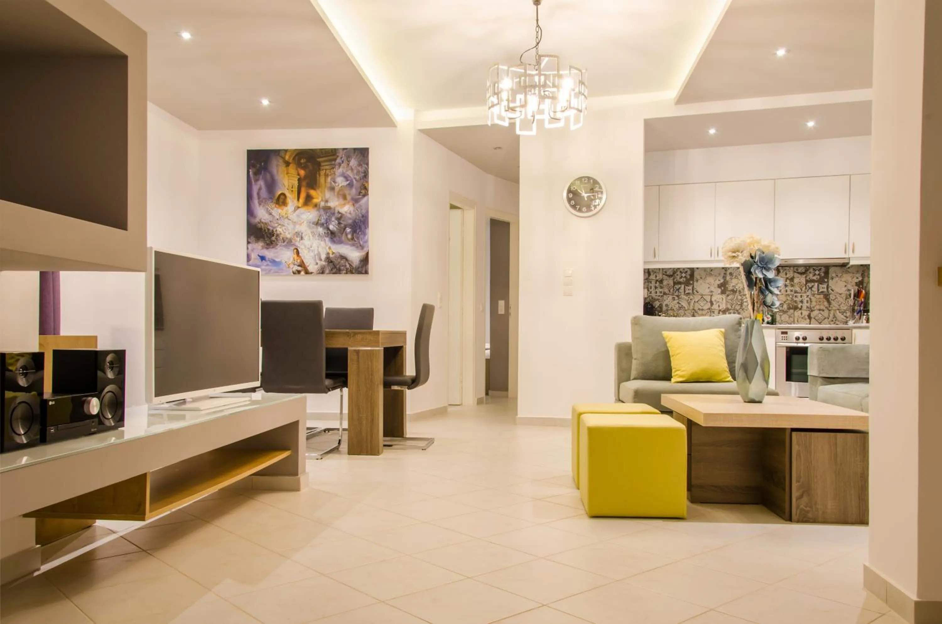 Living room in Talos Luxury Suites