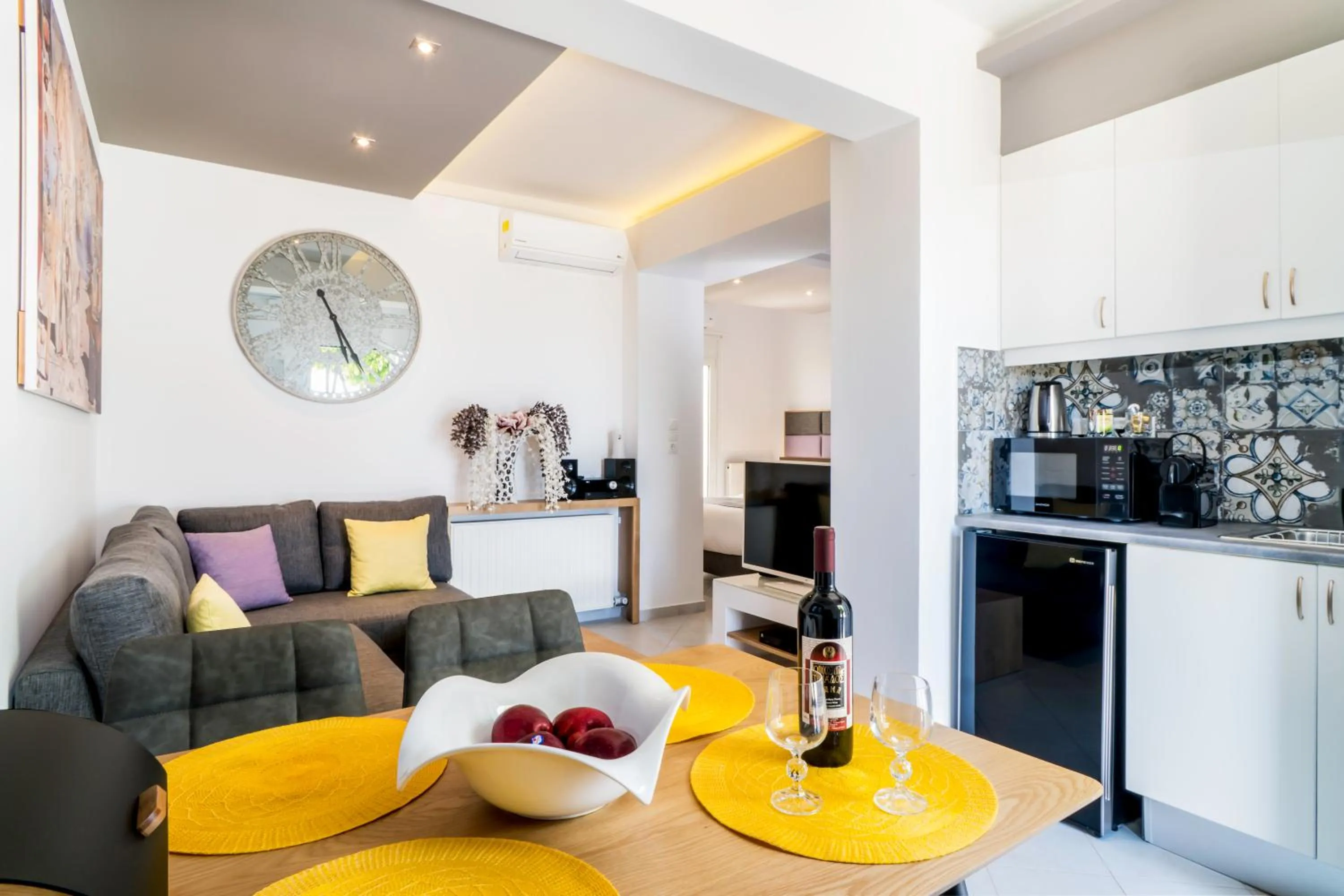 Living room in Talos Luxury Suites