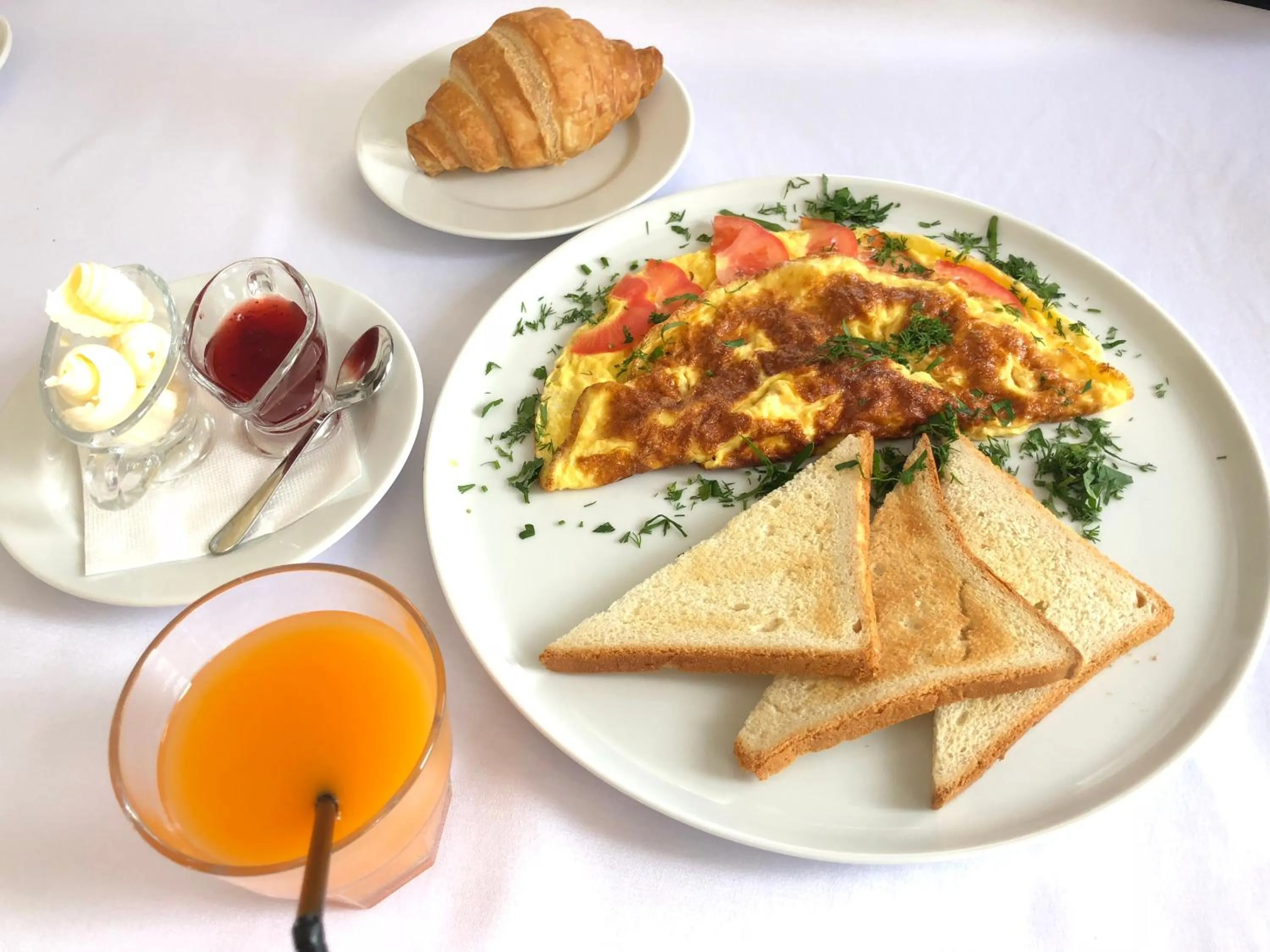 Food close-up in Sofievsky Posad Hotel