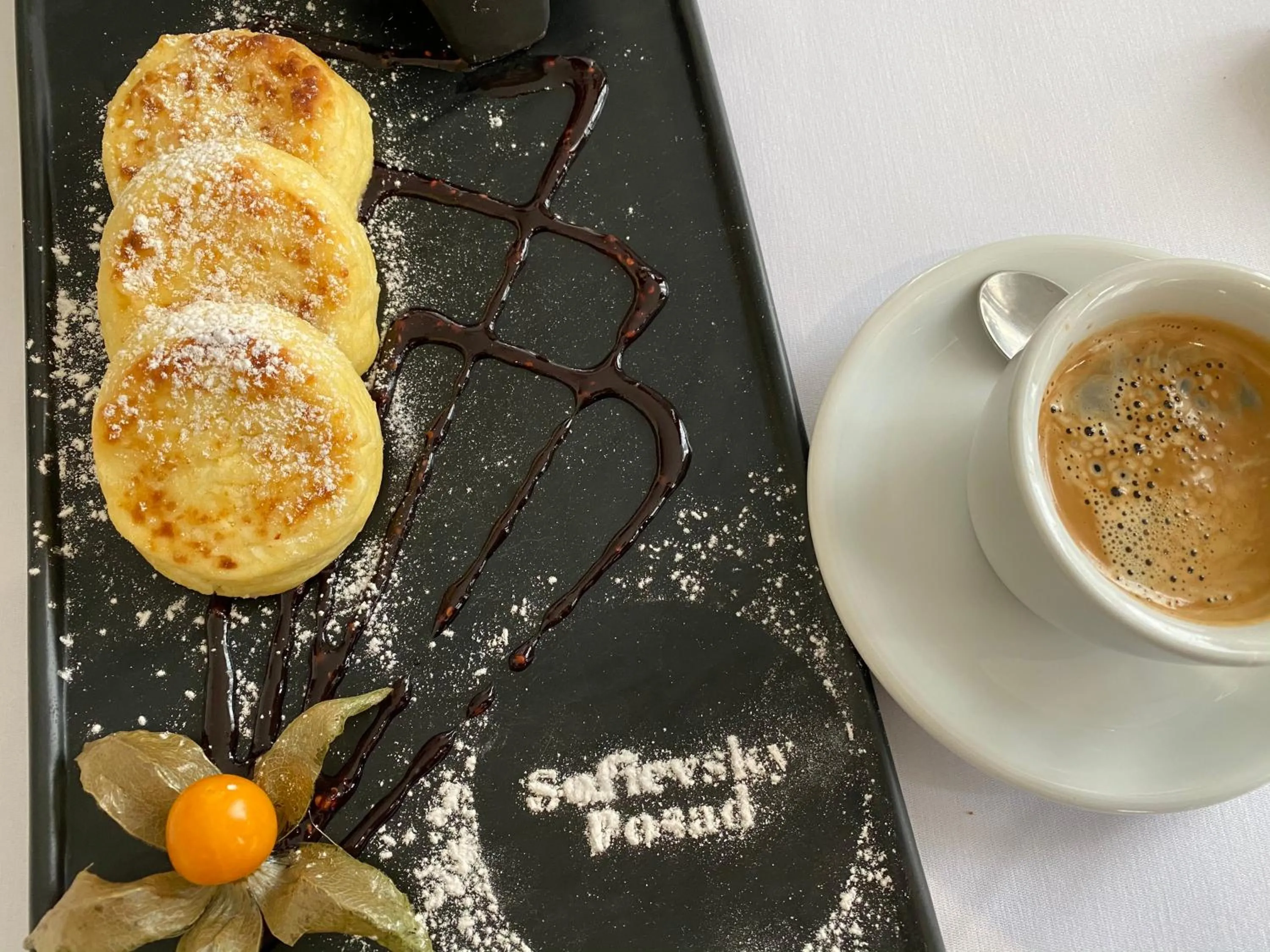 Food and drinks in Sofievsky Posad Hotel