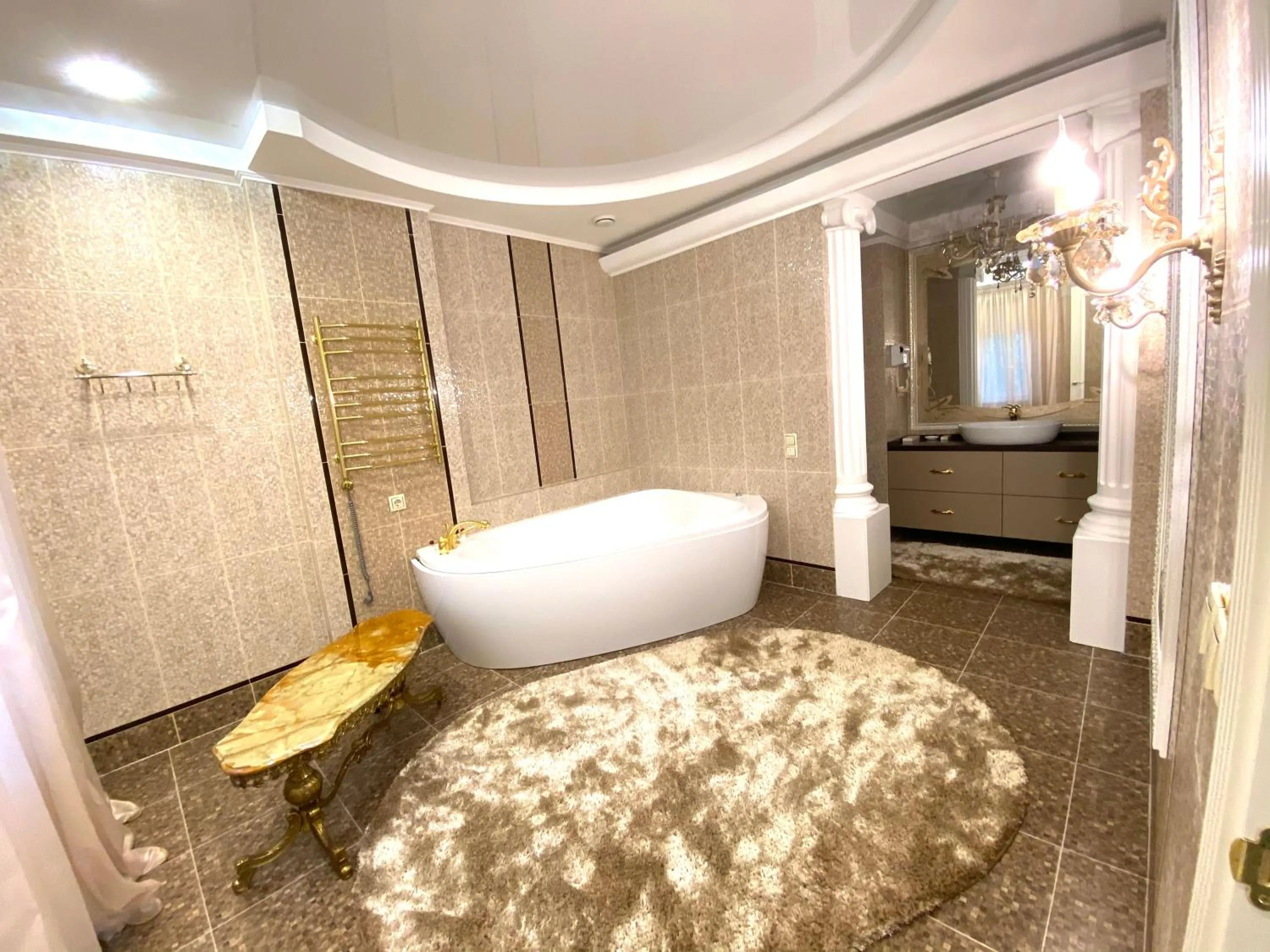 Bathroom in Sofievsky Posad Hotel