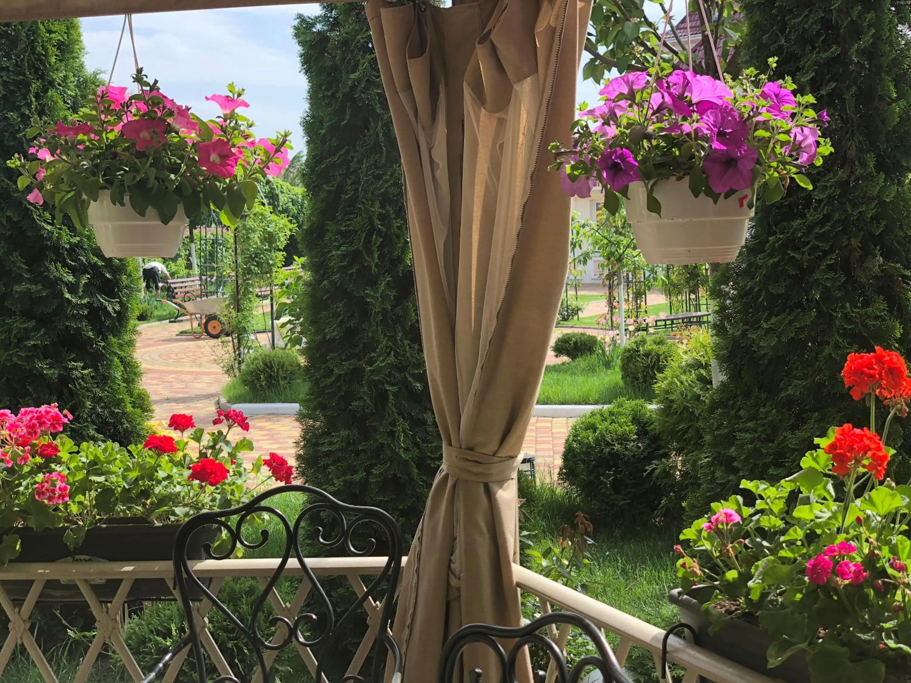 Garden view in Sofievsky Posad Hotel