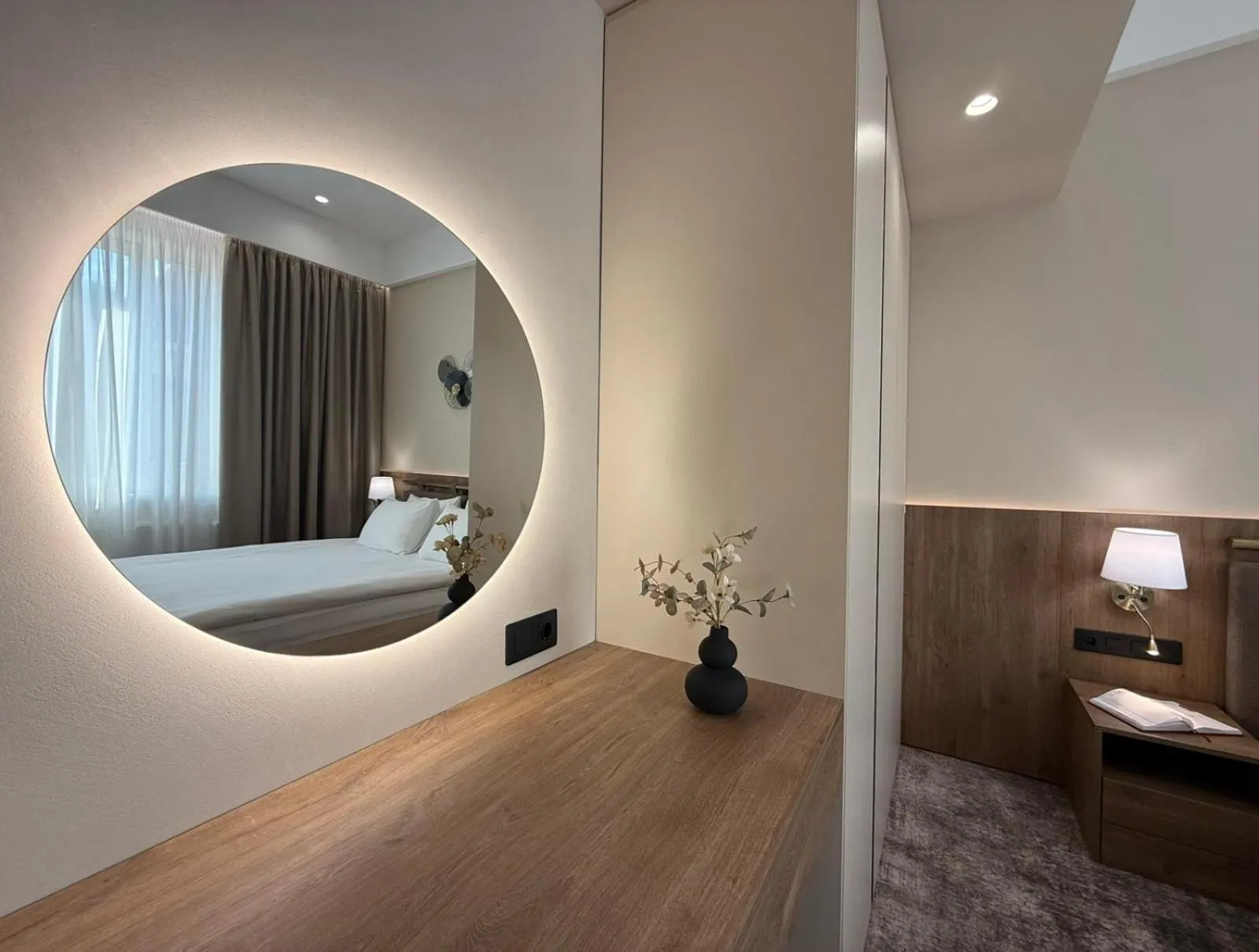 Bed in Sofievsky Posad Hotel