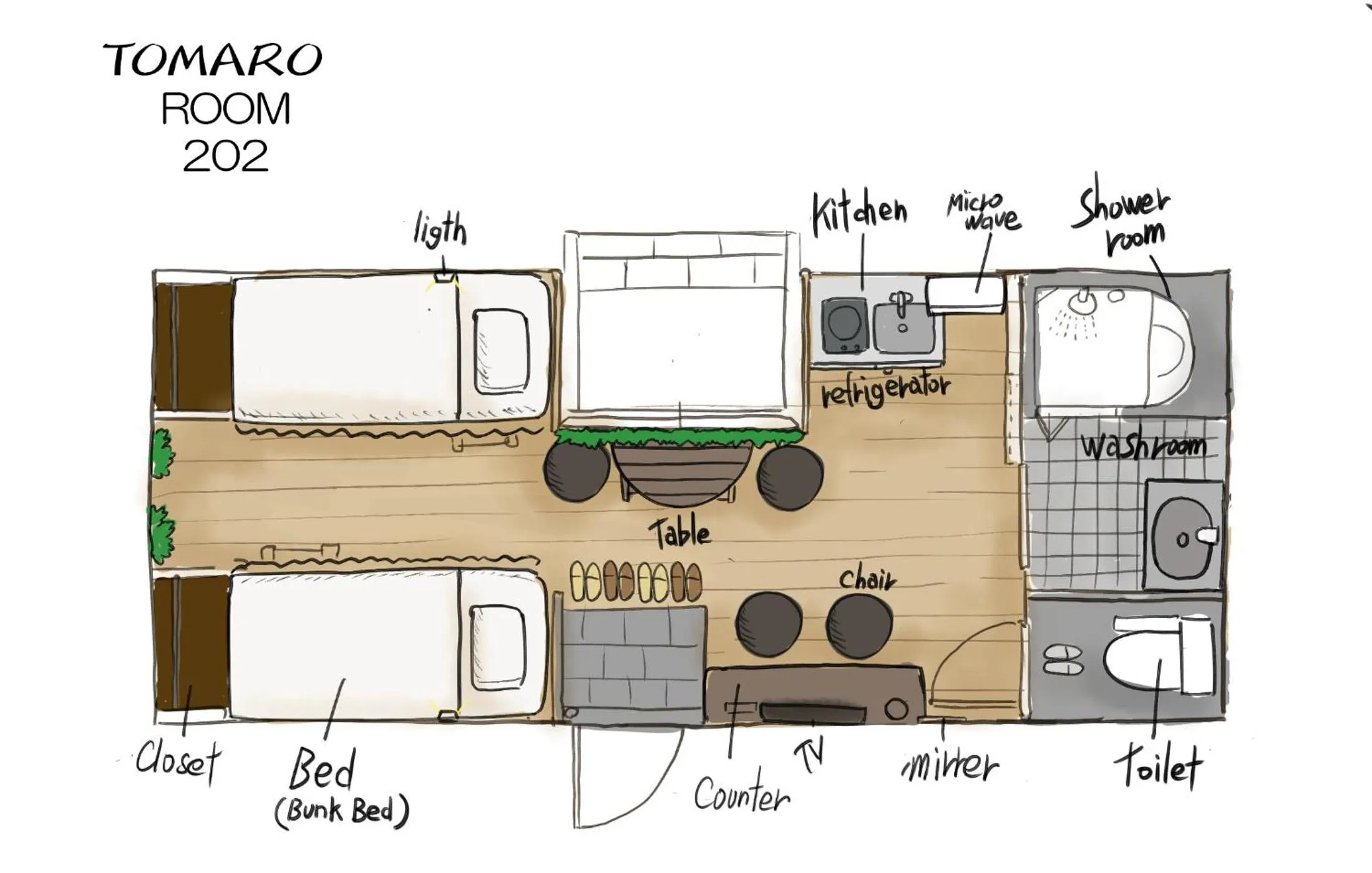 Floor plan in TOMARO Osaka Bay