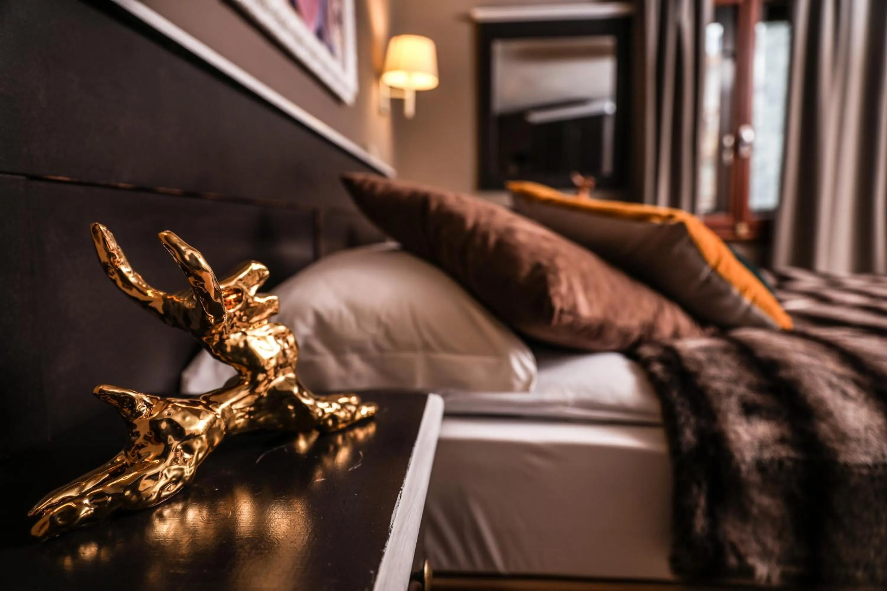 Bedroom, Bed in Art Hotel Grivola