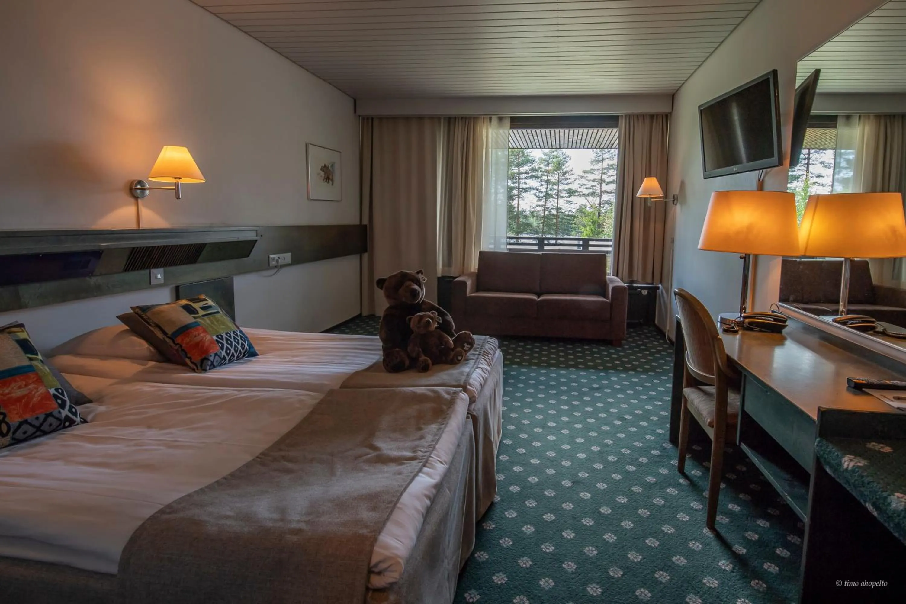 Bed in Hotel Mesikämmen