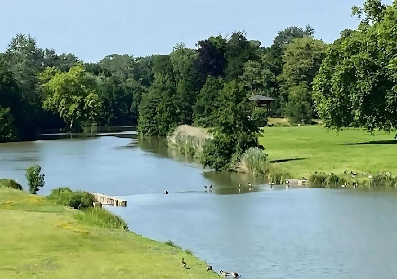 Natural landscape in Château d'Ermenonville