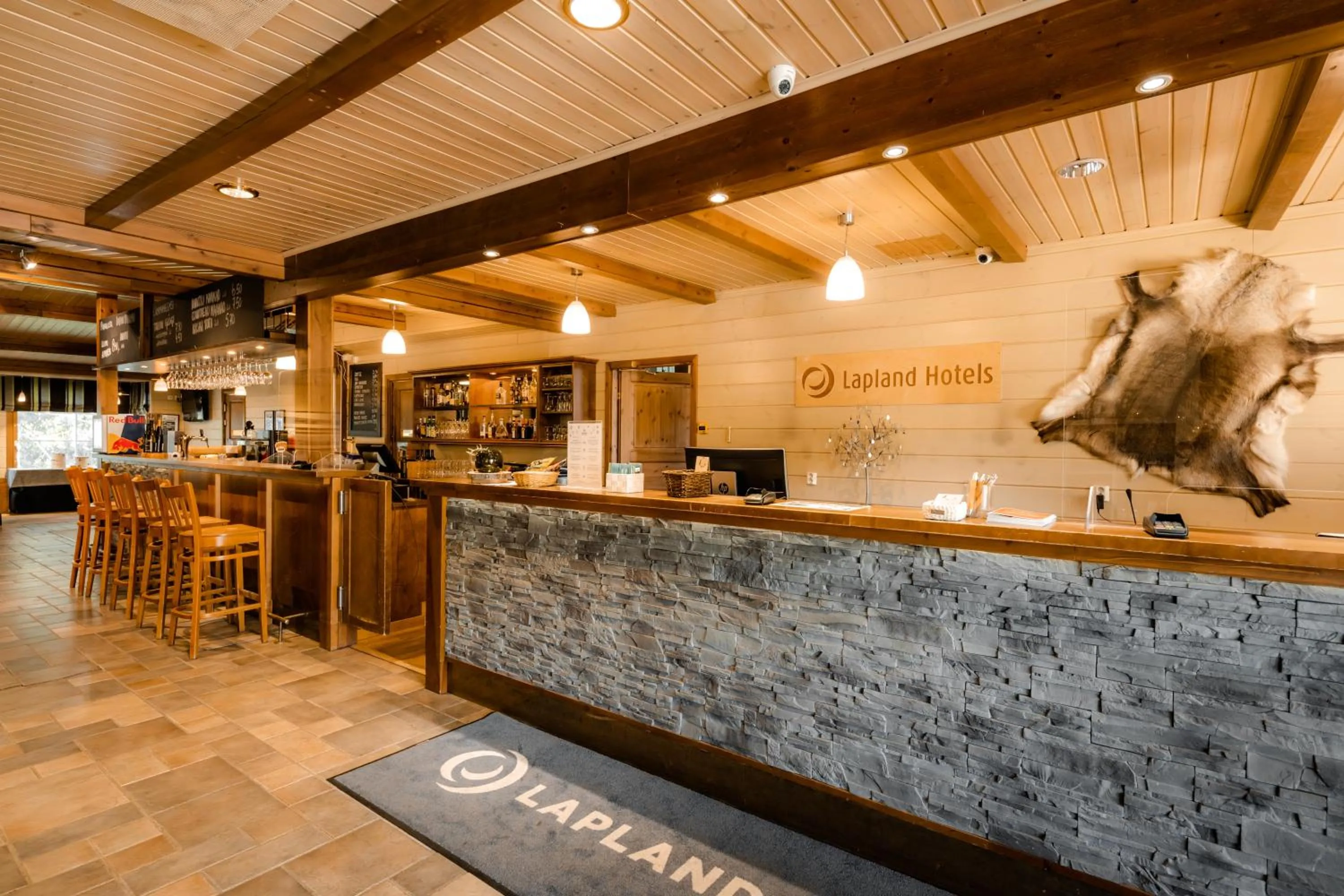 Lobby or reception in Lapland Hotels Ounasvaara Chalets