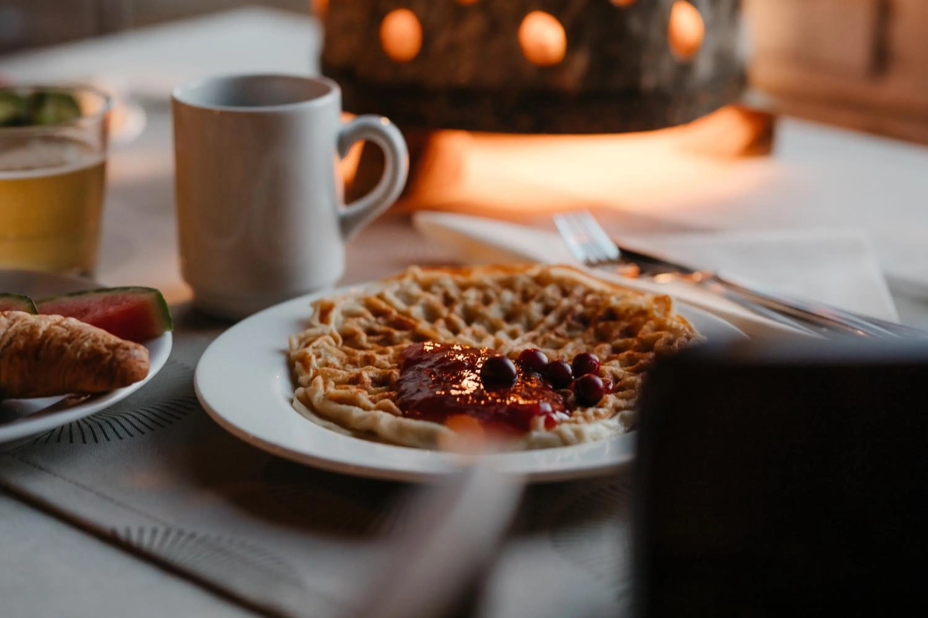 Breakfast in Lapland Hotels Ounasvaara Chalets