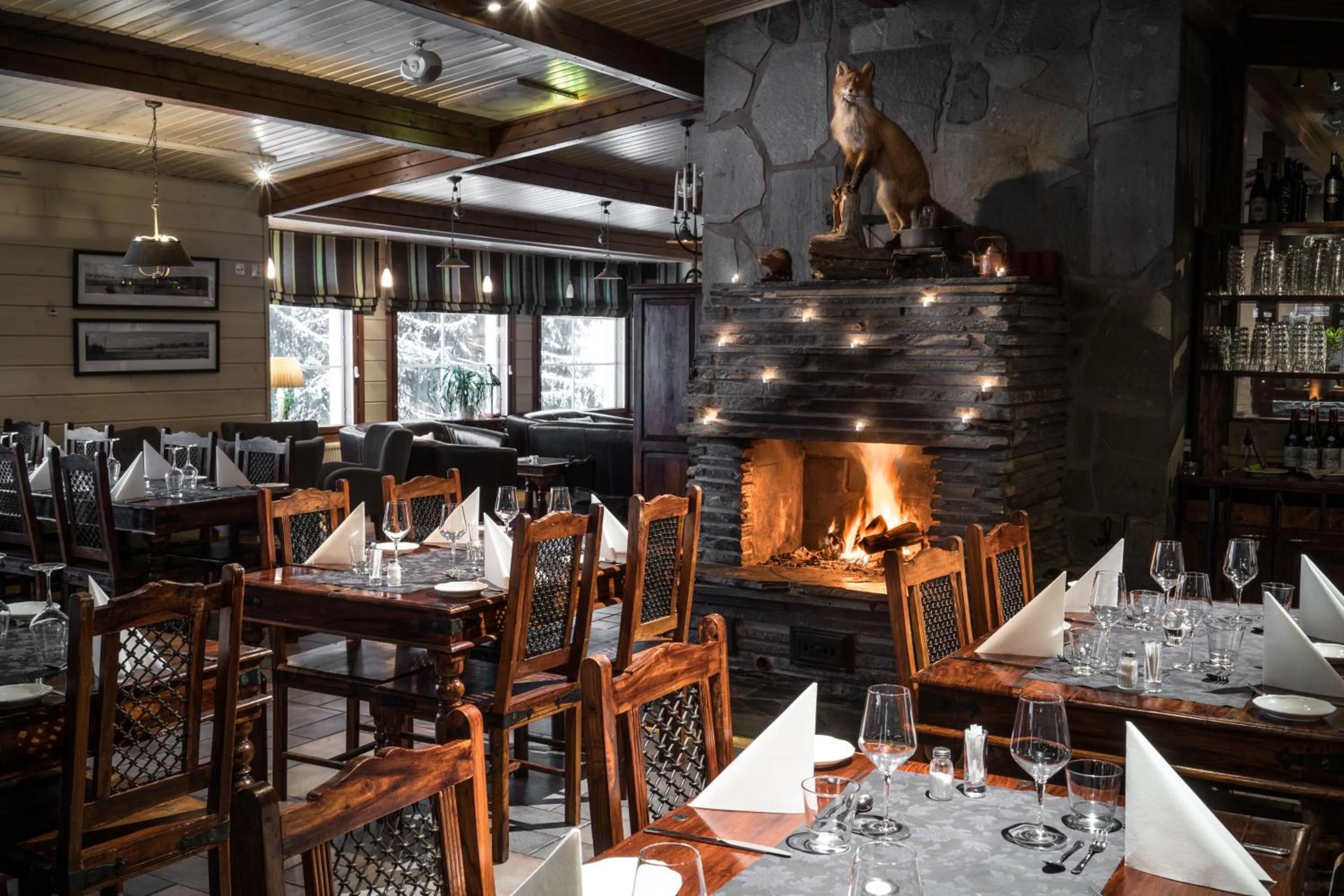 Restaurant/places to eat in Lapland Hotels Ounasvaara Chalets