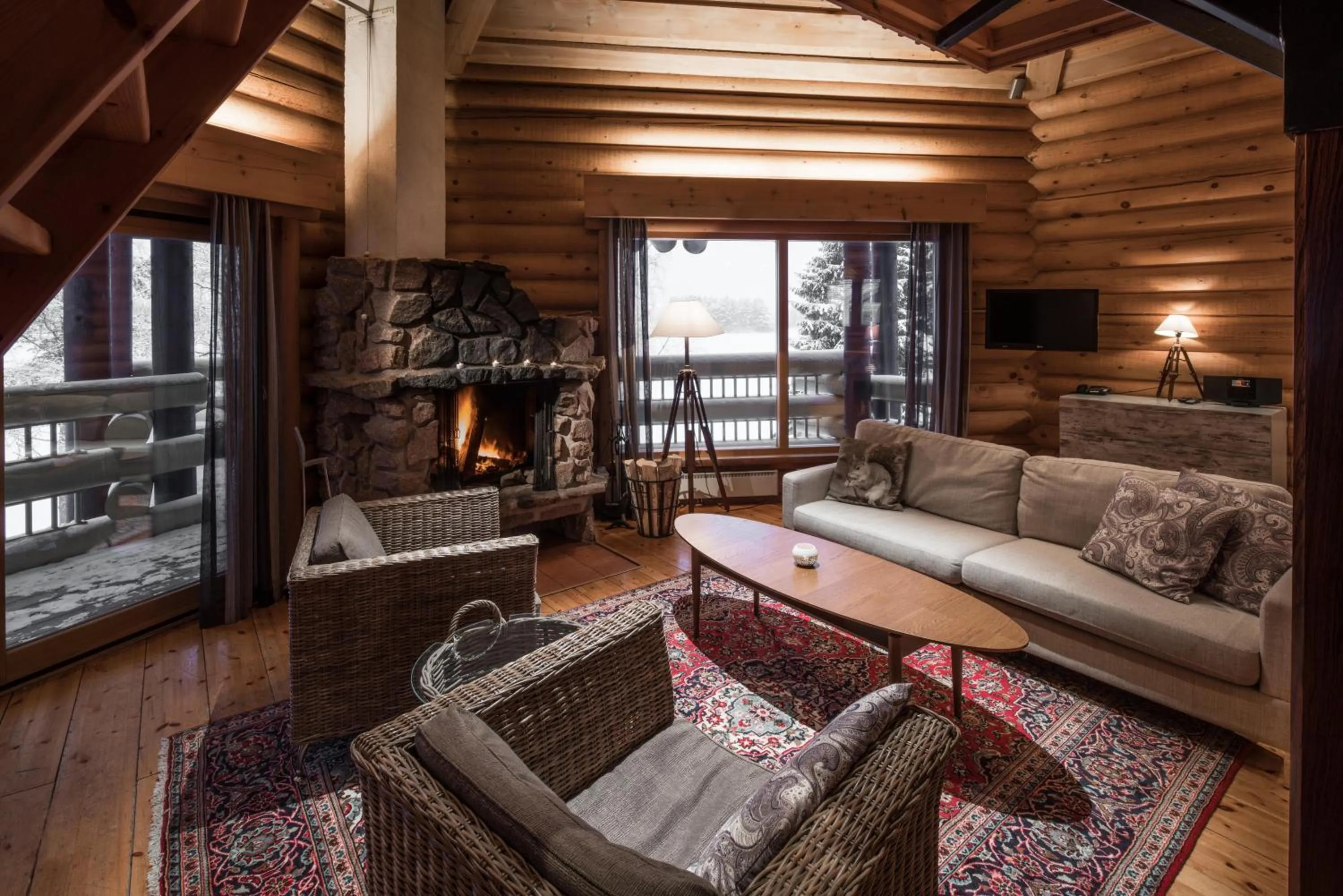 TV and multimedia in Lapland Hotels Ounasvaara Chalets