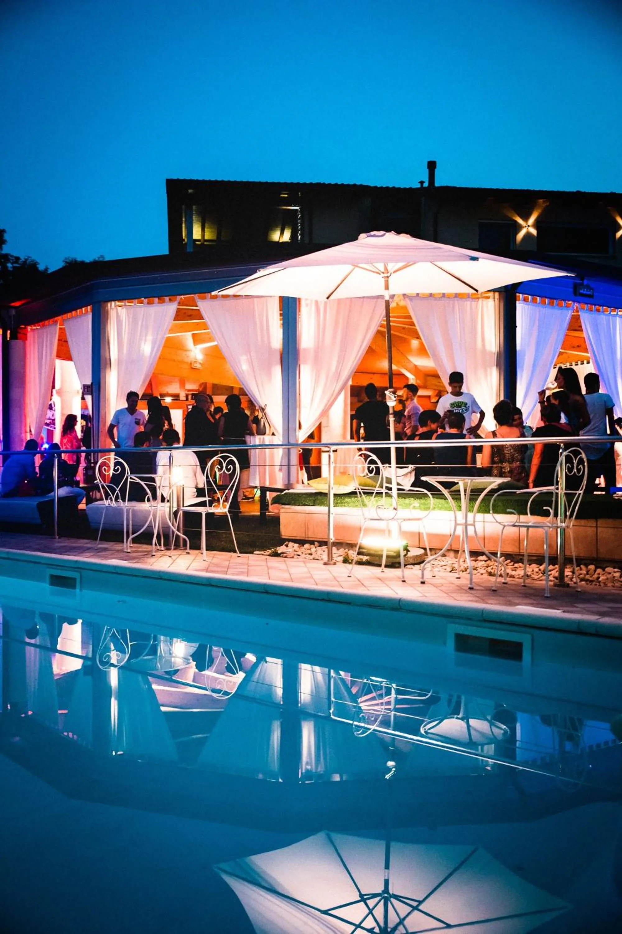 People in Villa Riviera Hotel Udine