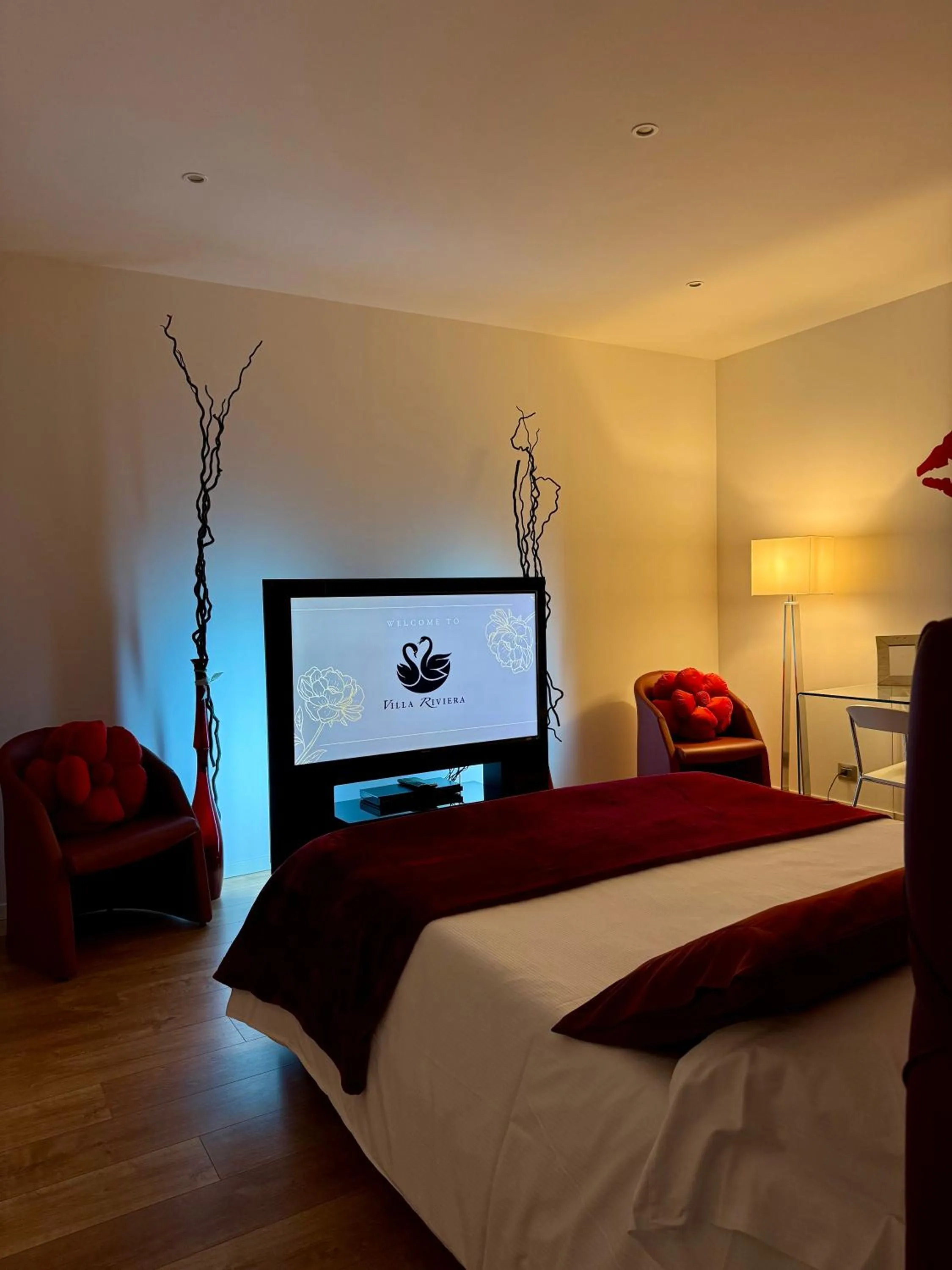 Bed in Villa Riviera Hotel Udine